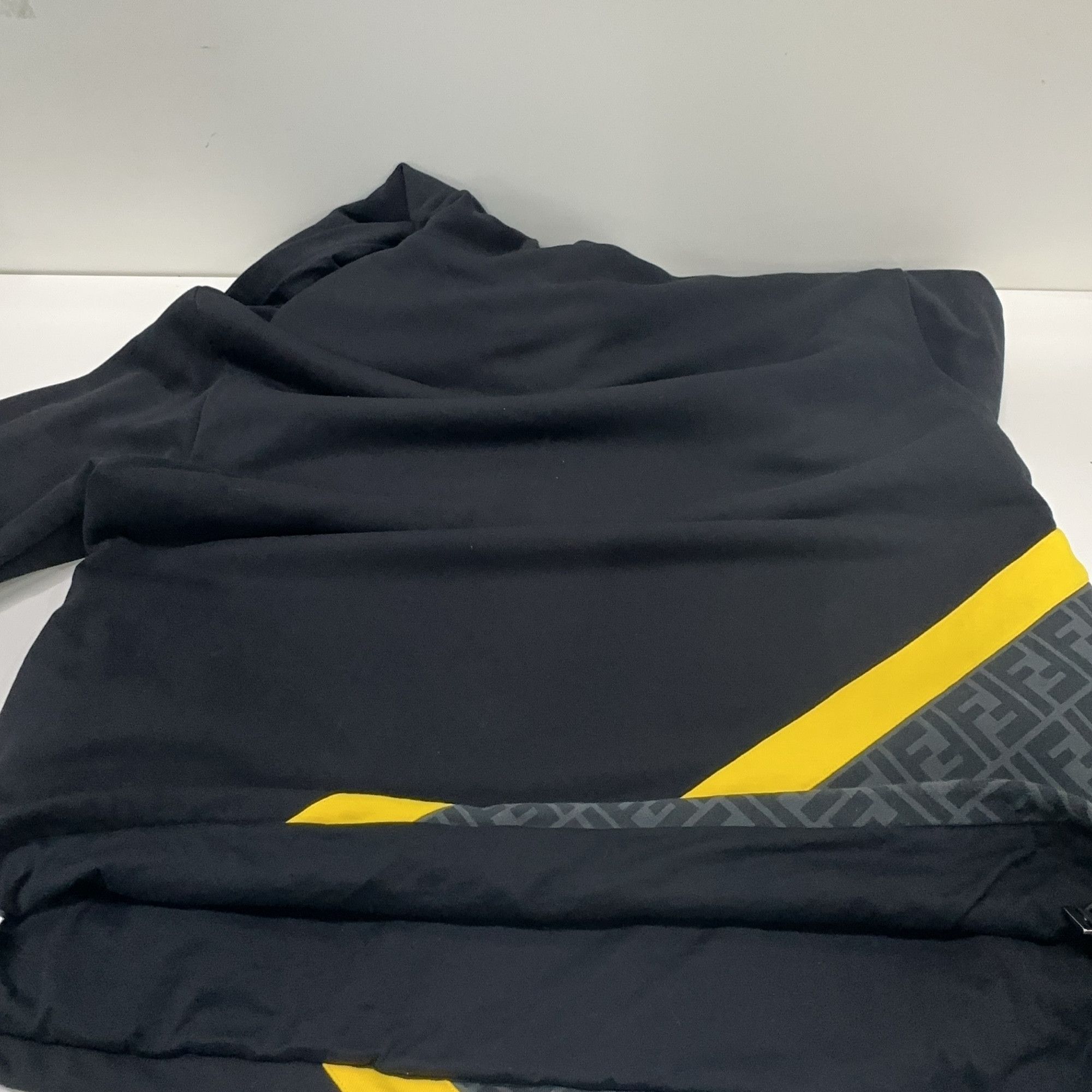 Fendi Fendi FF Monogram Stripe Hoodie Size L Size US L / EU 52-54 / 3 - 12 Thumbnail