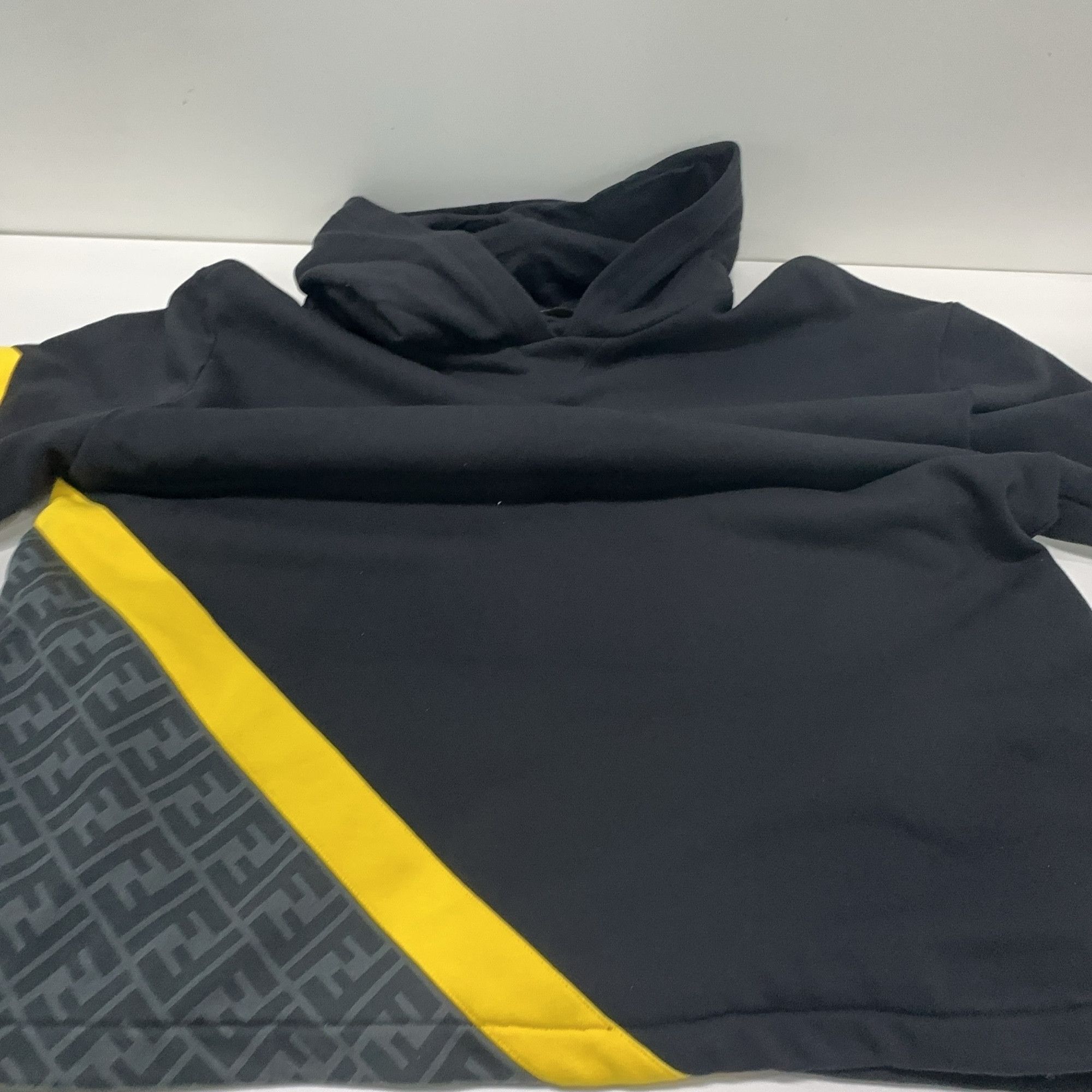 Fendi Fendi FF Monogram Stripe Hoodie Size L Size US L / EU 52-54 / 3 - 8 Thumbnail