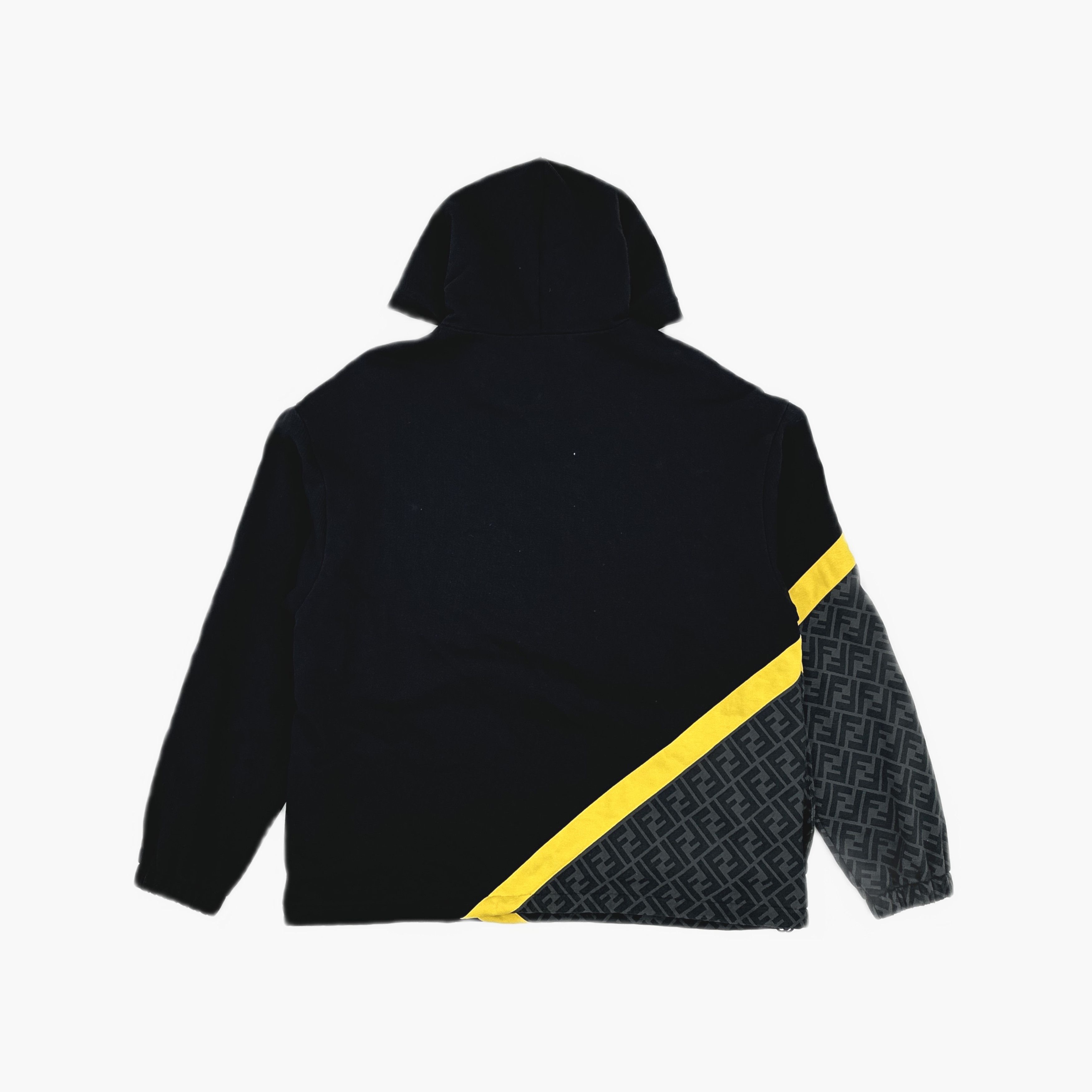 Fendi Fendi FF Monogram Stripe Hoodie Size L Size US L / EU 52-54 / 3 - 2 Thumbnail