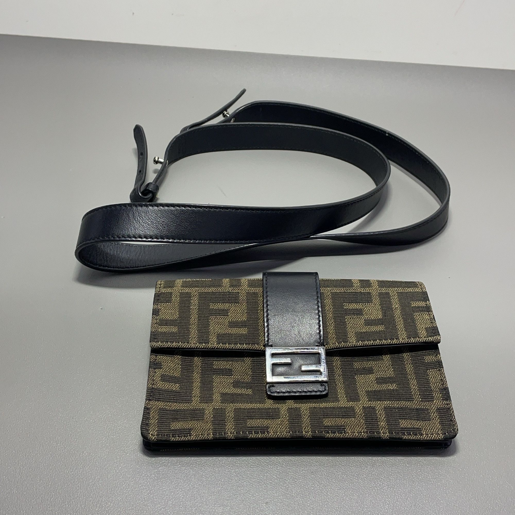 Fendi Fendi Baguette FF Jacquard Bag Size ONE SIZE - 12 Thumbnail