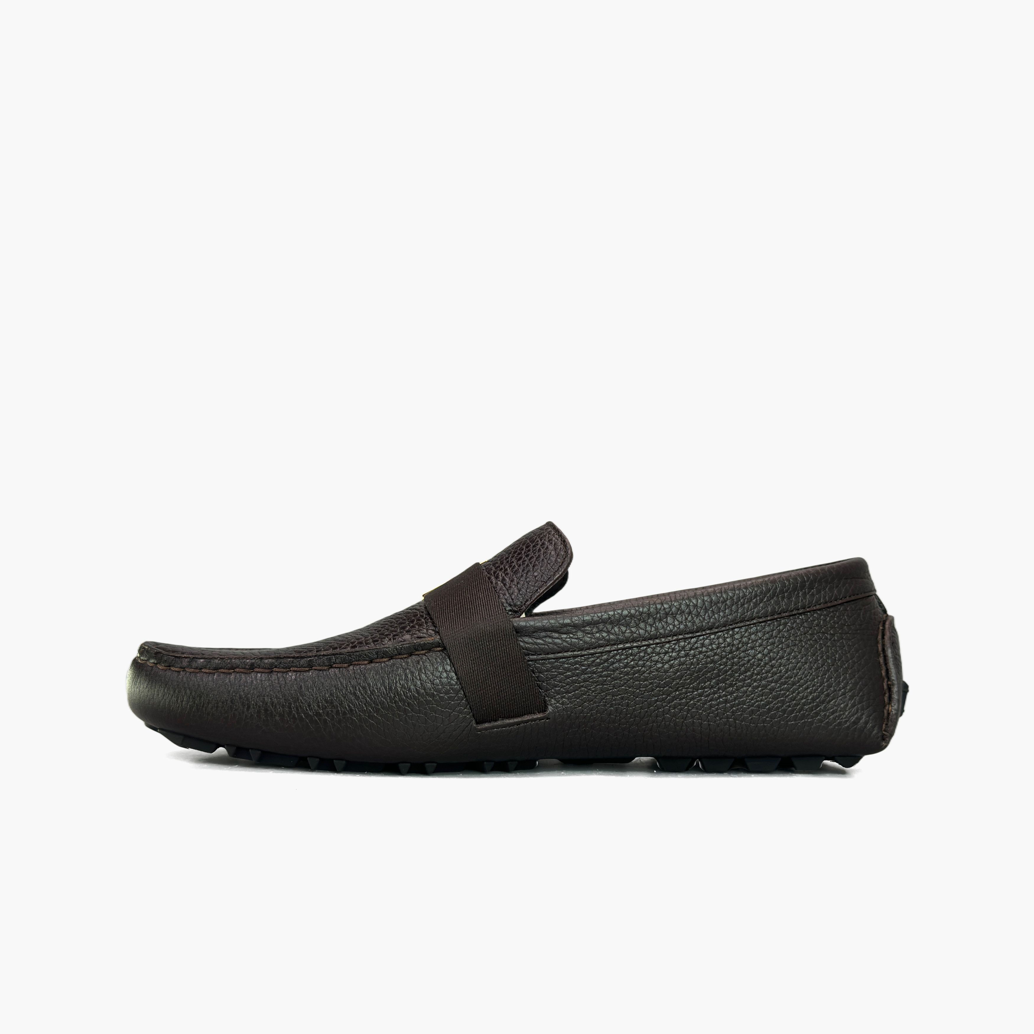 Fendi Fendi Brown Leather Logo Slip Ons Size 9 Size US 9 / EU 42 - 3 Thumbnail