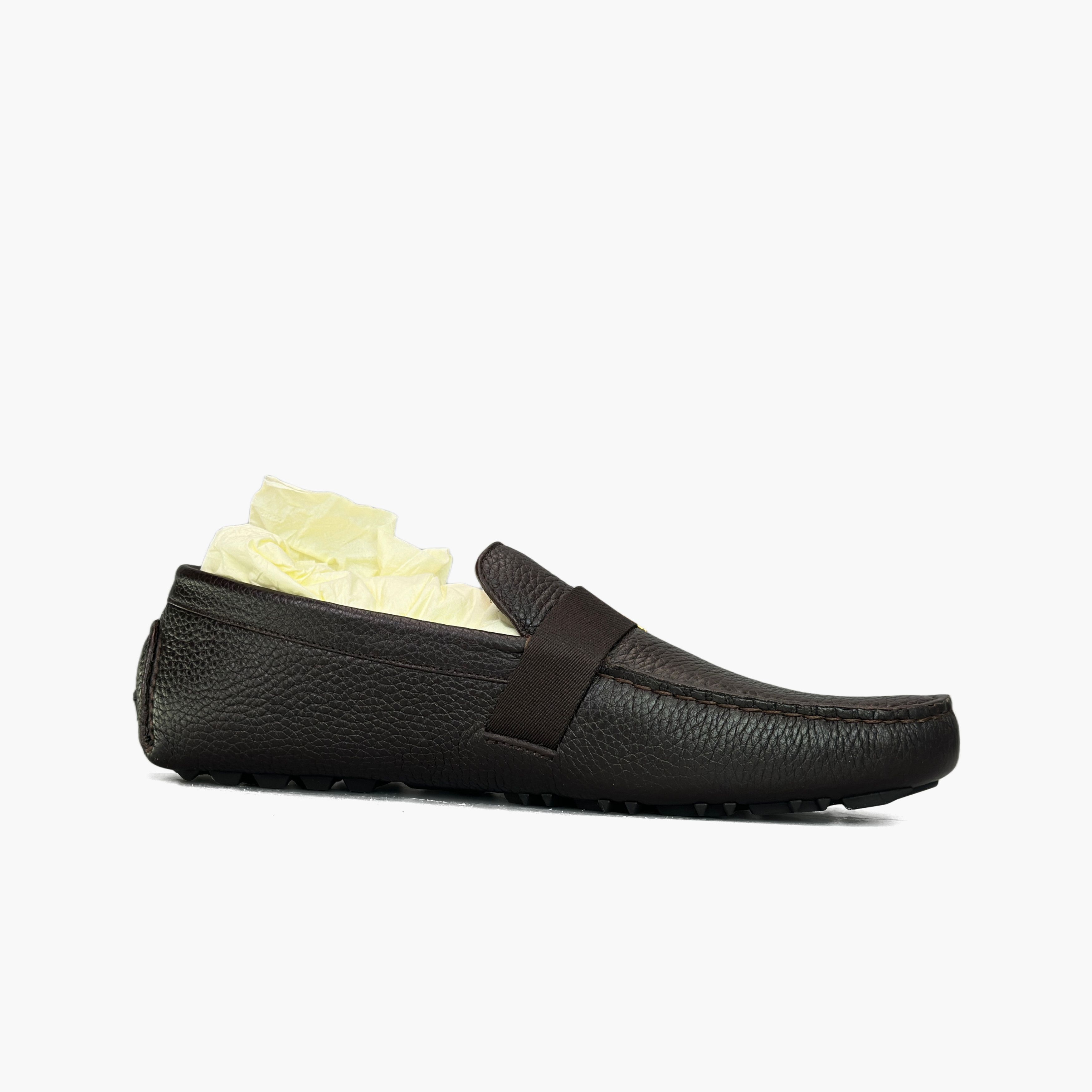 Fendi Fendi Brown Leather Logo Slip Ons Size 9 Size US 9 / EU 42 - 2 Thumbnail