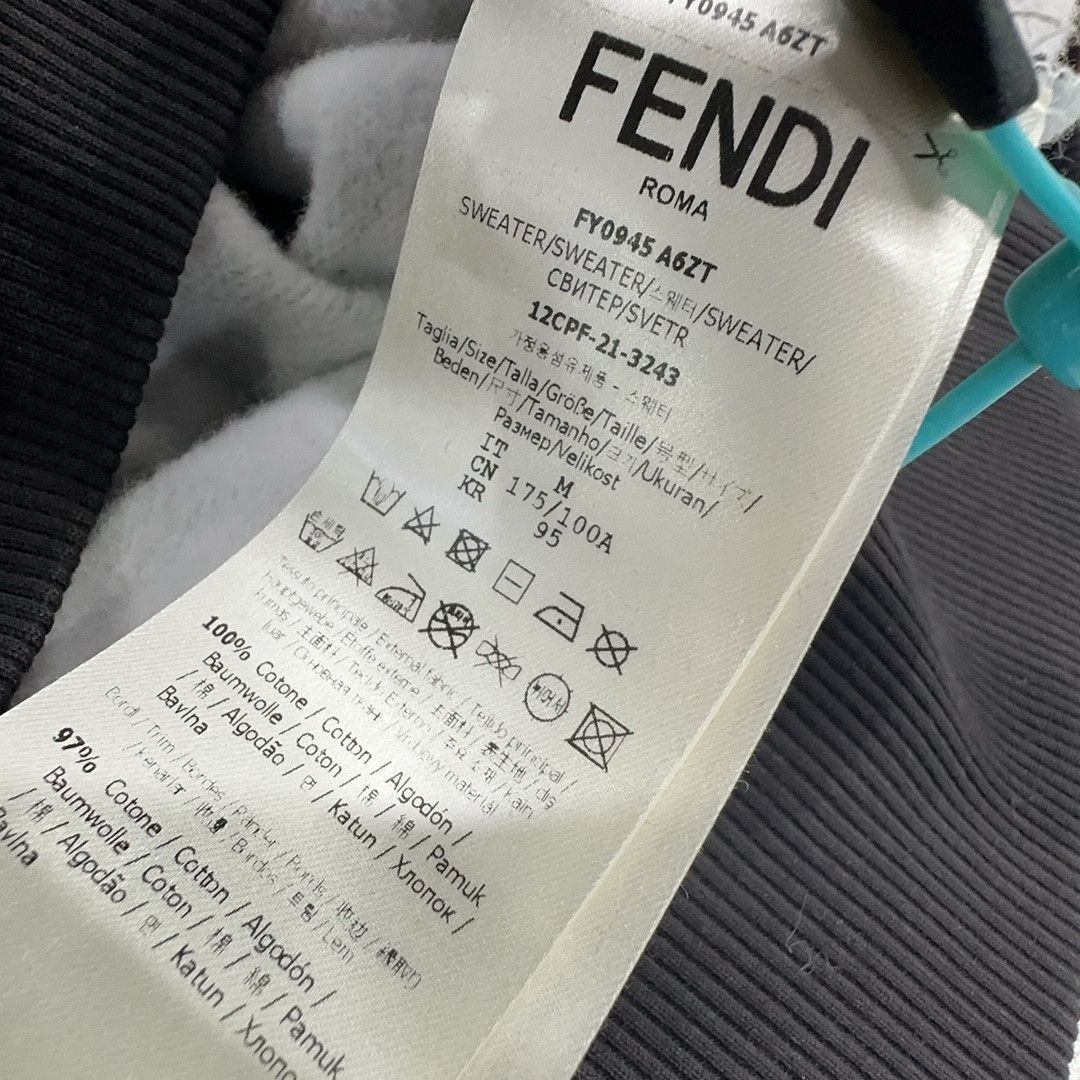 Fendi Fendi Monogram Hoodie Size M Size US M / EU 48-50 / 2 - 4 Thumbnail
