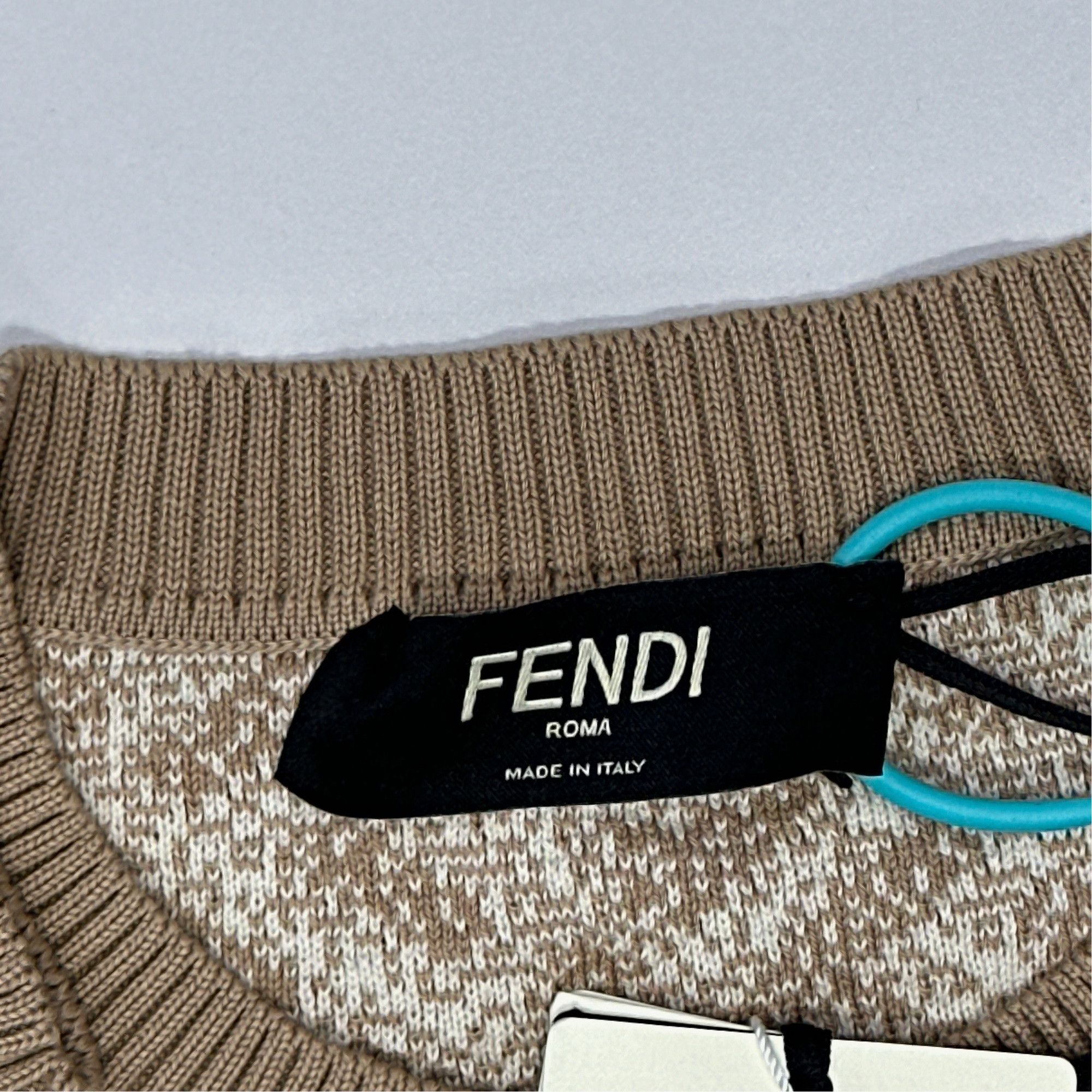 Fendi Fendi FF Logo Knit Sweater Size L Size US L / EU 52-54 / 3 - 4 Thumbnail