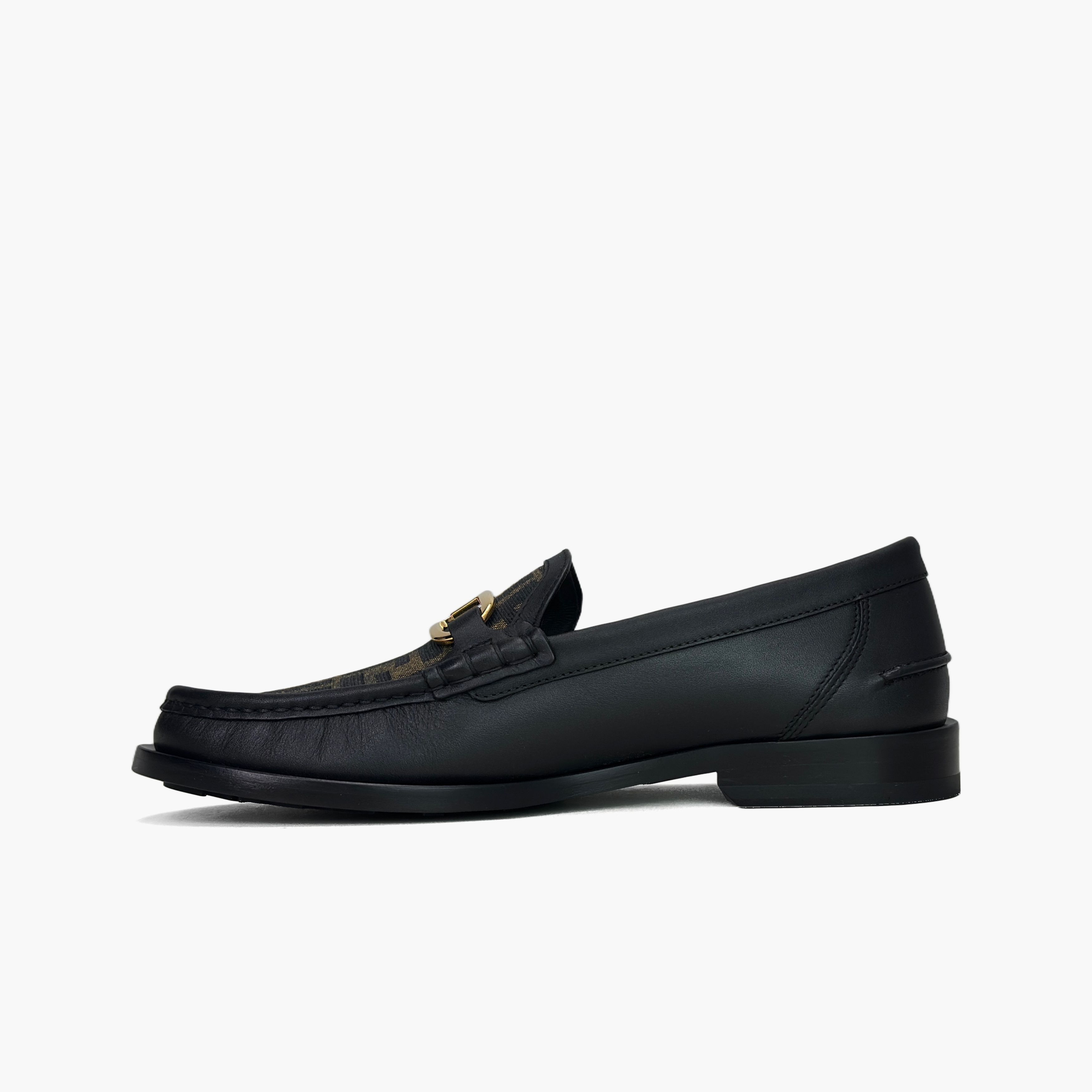 Fendi Fendi O'Lock FF Logo Leather Loafers Size 40.5 Size US 7.5 / EU 40-41 - 3 Thumbnail