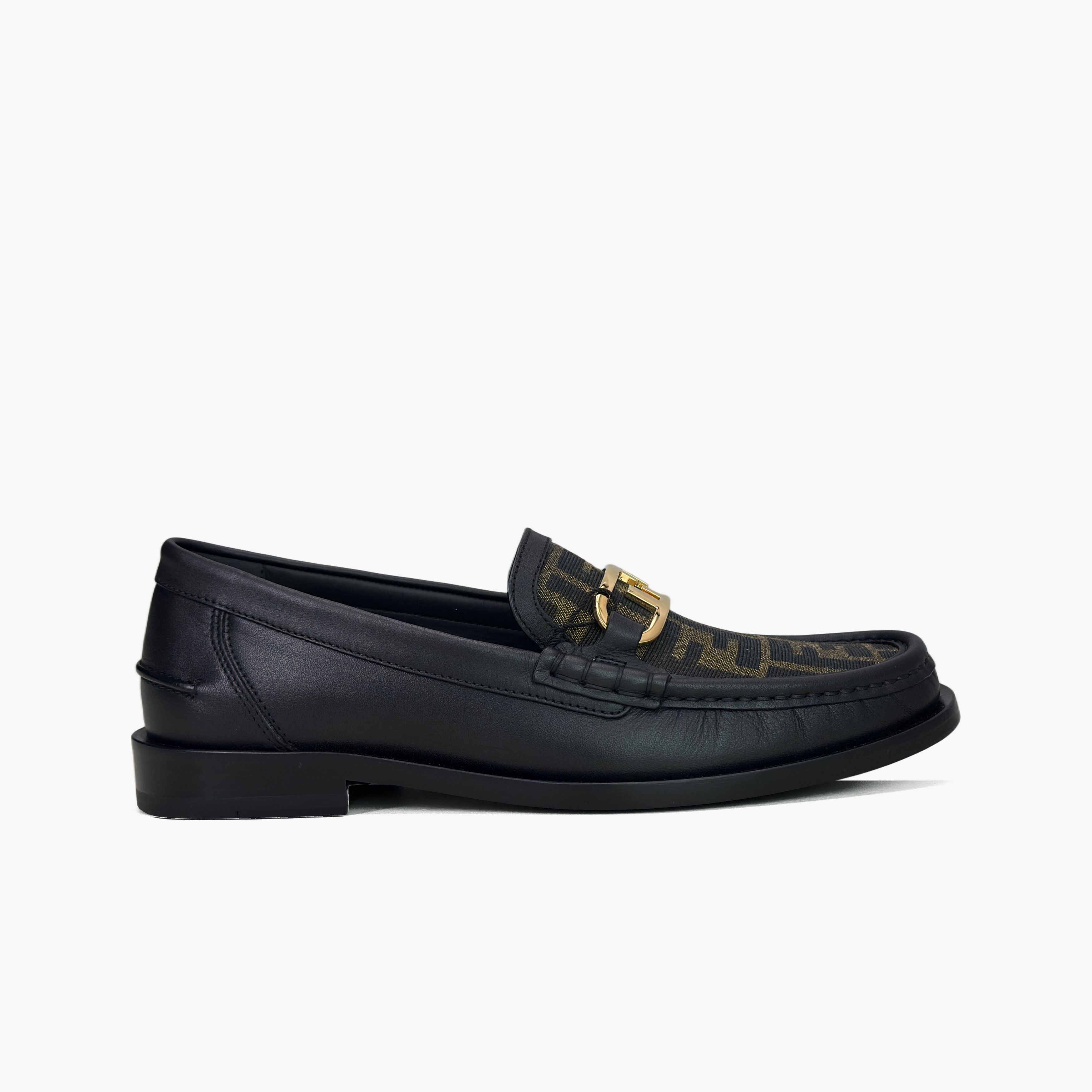 Fendi Fendi O'Lock FF Logo Leather Loafers Size 40.5 Size US 7.5 / EU 40-41 - 4 Thumbnail