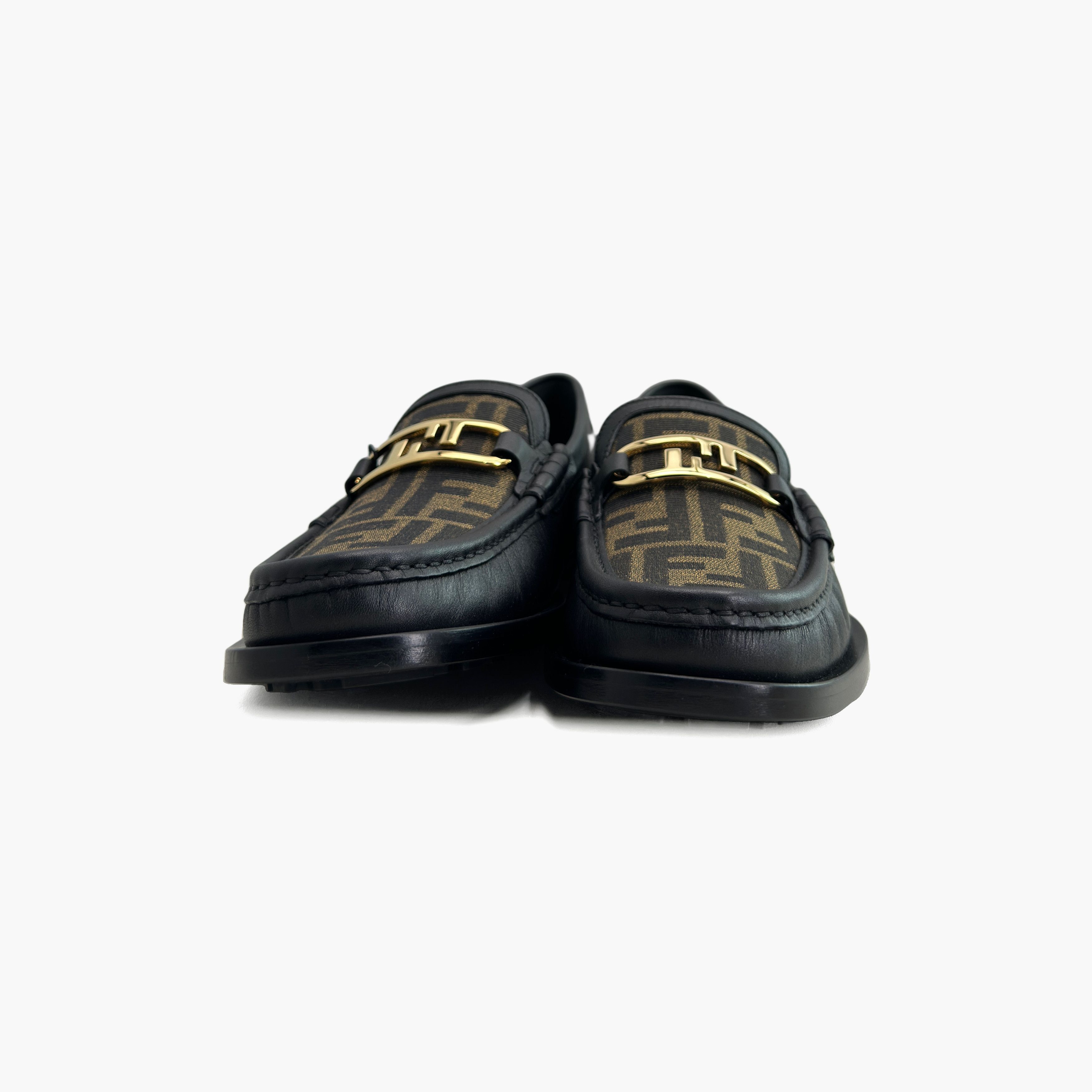 Fendi Fendi O'Lock FF Logo Leather Loafers Size 40.5 Size US 7.5 / EU 40-41 - 5 Thumbnail