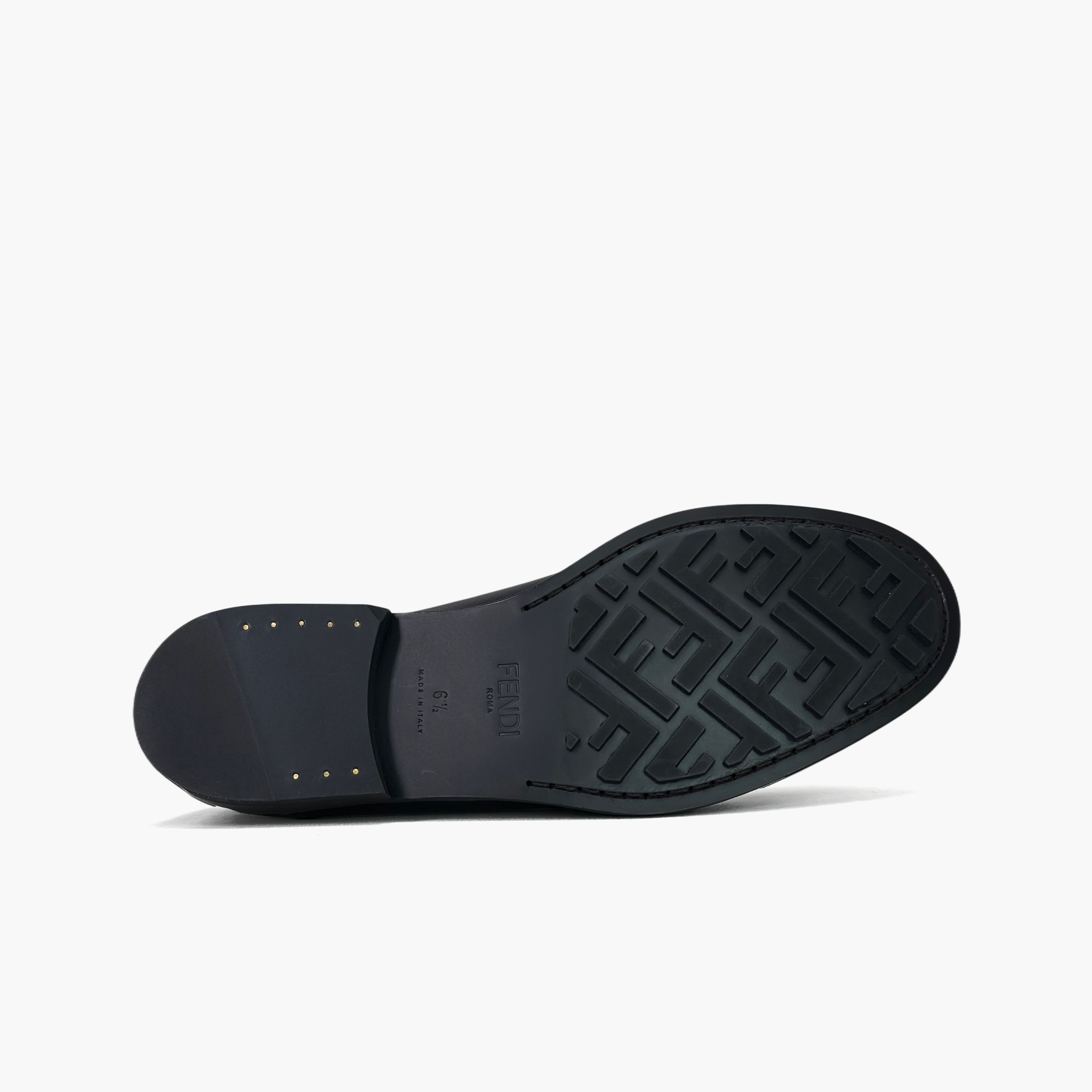 Fendi Fendi O'Lock FF Logo Leather Loafers Size 40.5 Size US 7.5 / EU 40-41 - 7 Thumbnail