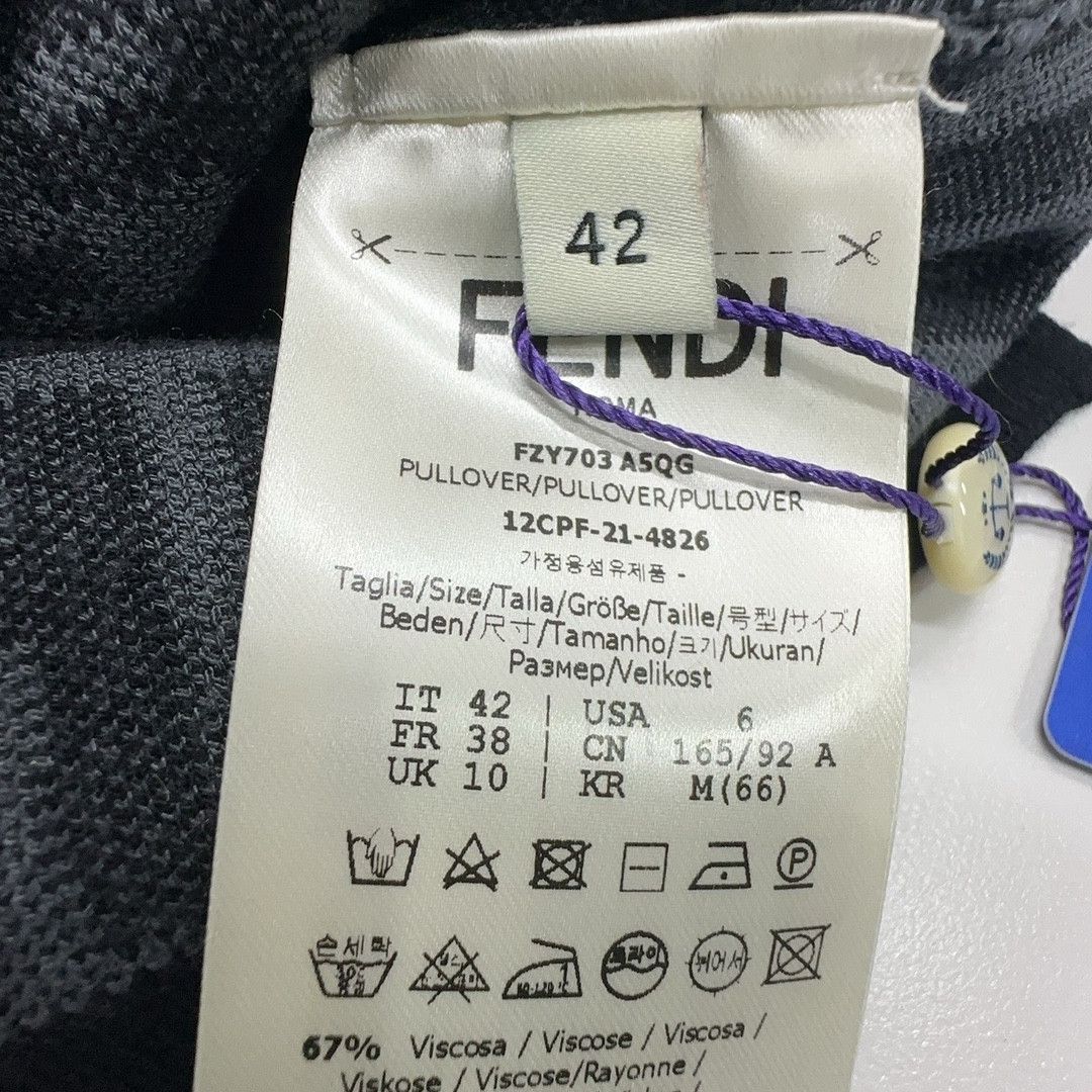 Fendi Fendi FF Logo Pullover Size IT 42 Size M / US 6-8 / IT 42-44 - 5 Thumbnail