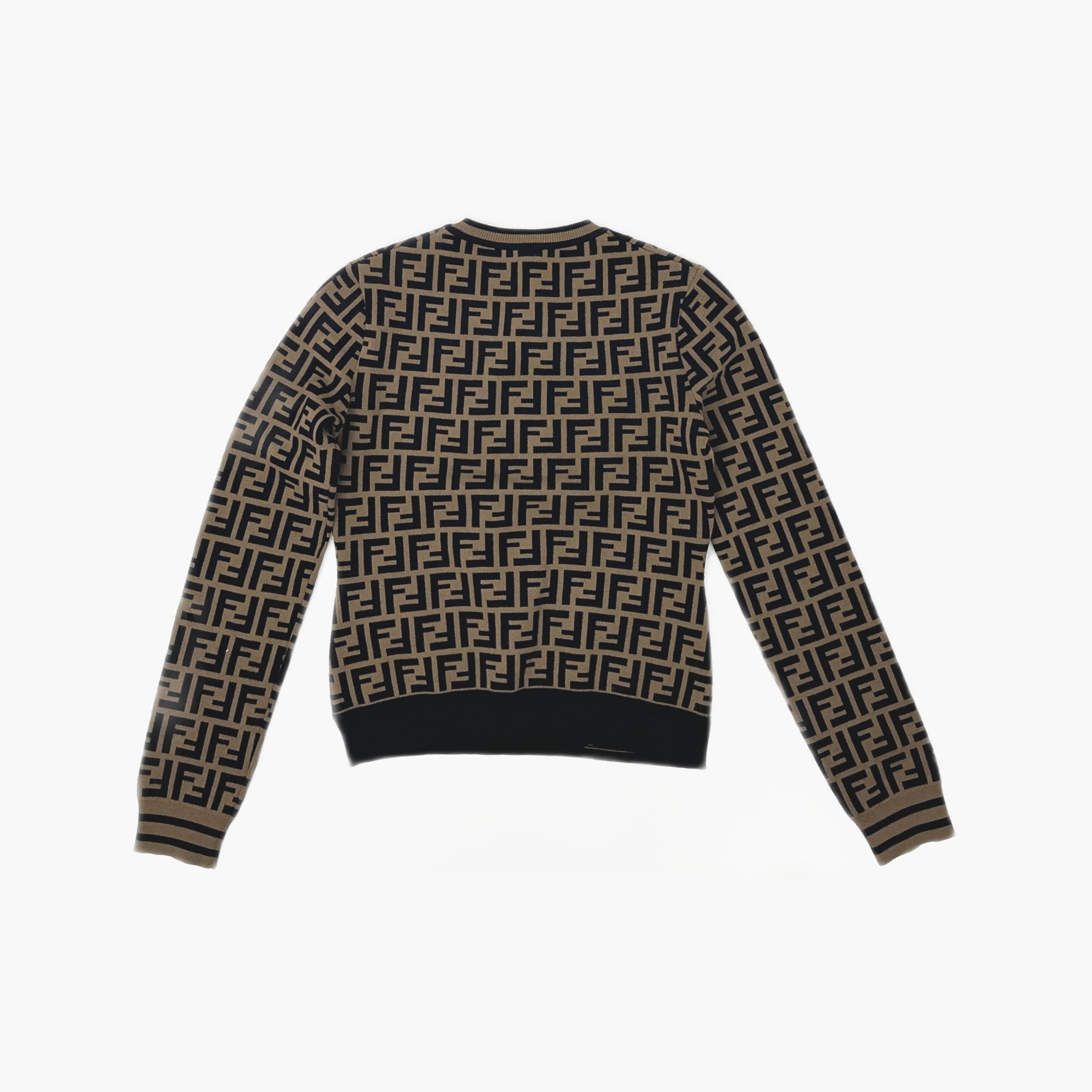 Fendi Fendi Zucca Logo Knit Sweater Size 38 Size XS / US 0-2 / IT 36-38 - 2 Thumbnail