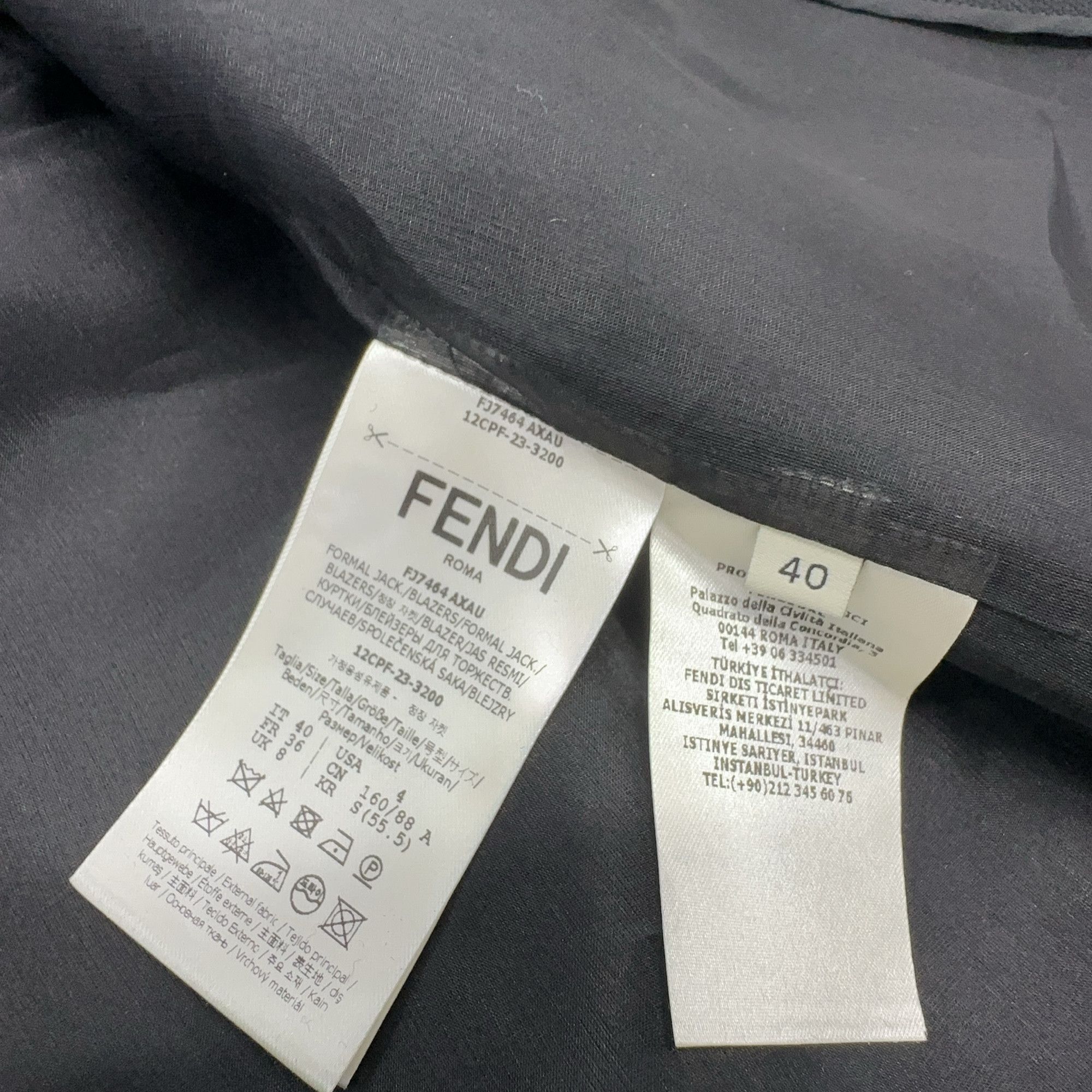 Fendi Fendi Wool Crepe Bolero Jacket Size 40 Size S / US 4 / IT 40 - 5 Thumbnail