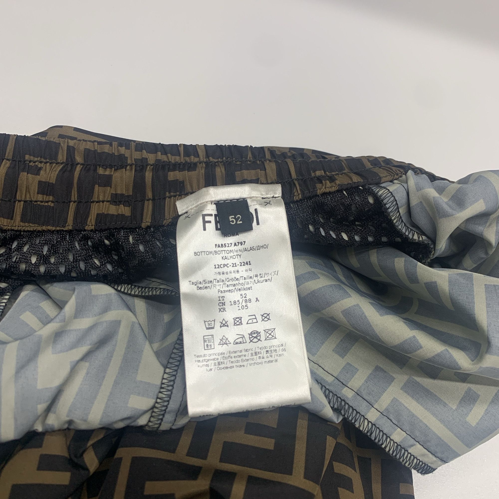 Fendi Fendi FF Logo Print Casual Pants Size 36 Size US 36 / EU 52 - 4 Thumbnail
