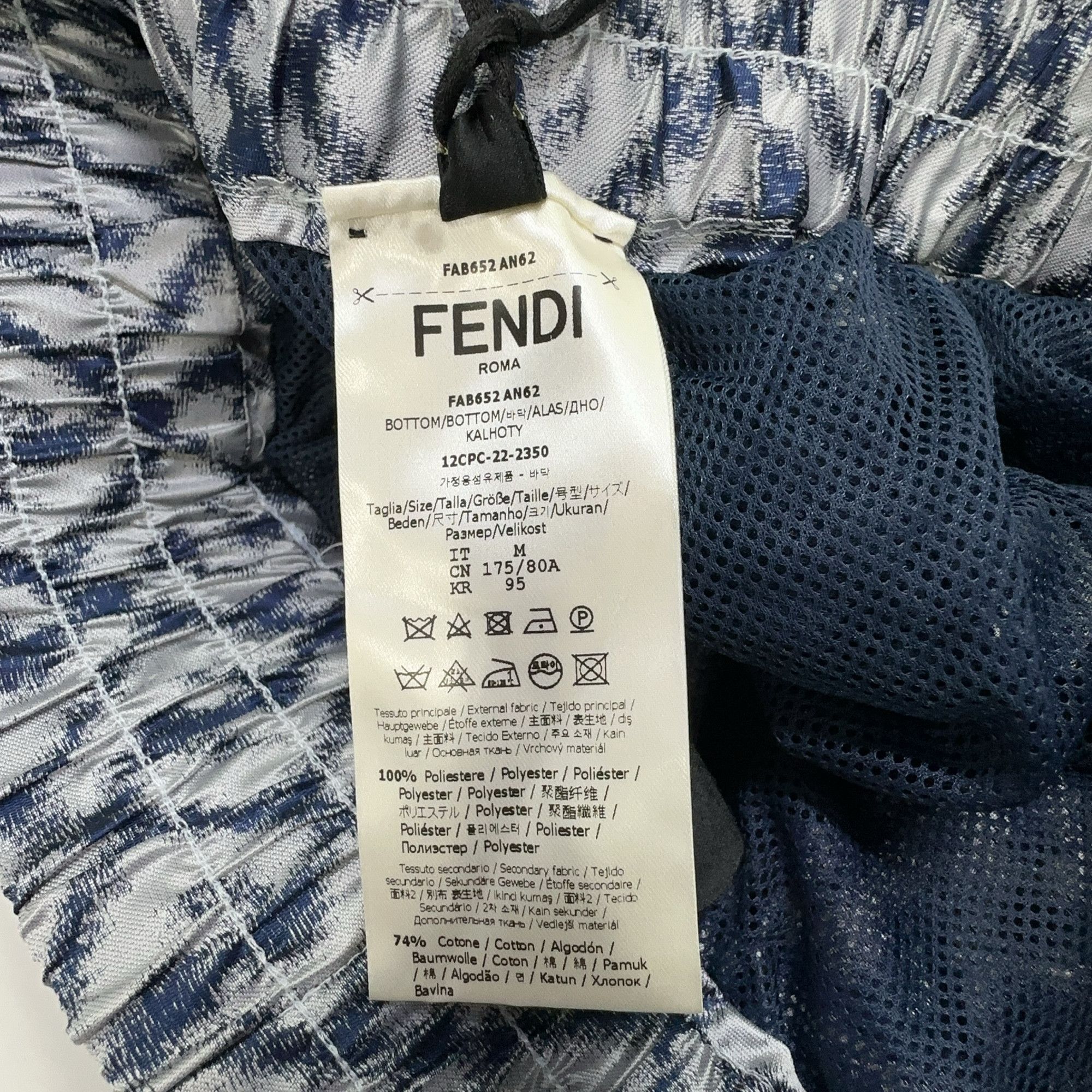 Fendi Fendi FF Print Mesh Pocket Shorts Size 32 Size US 32 / EU 48 - 4 Thumbnail