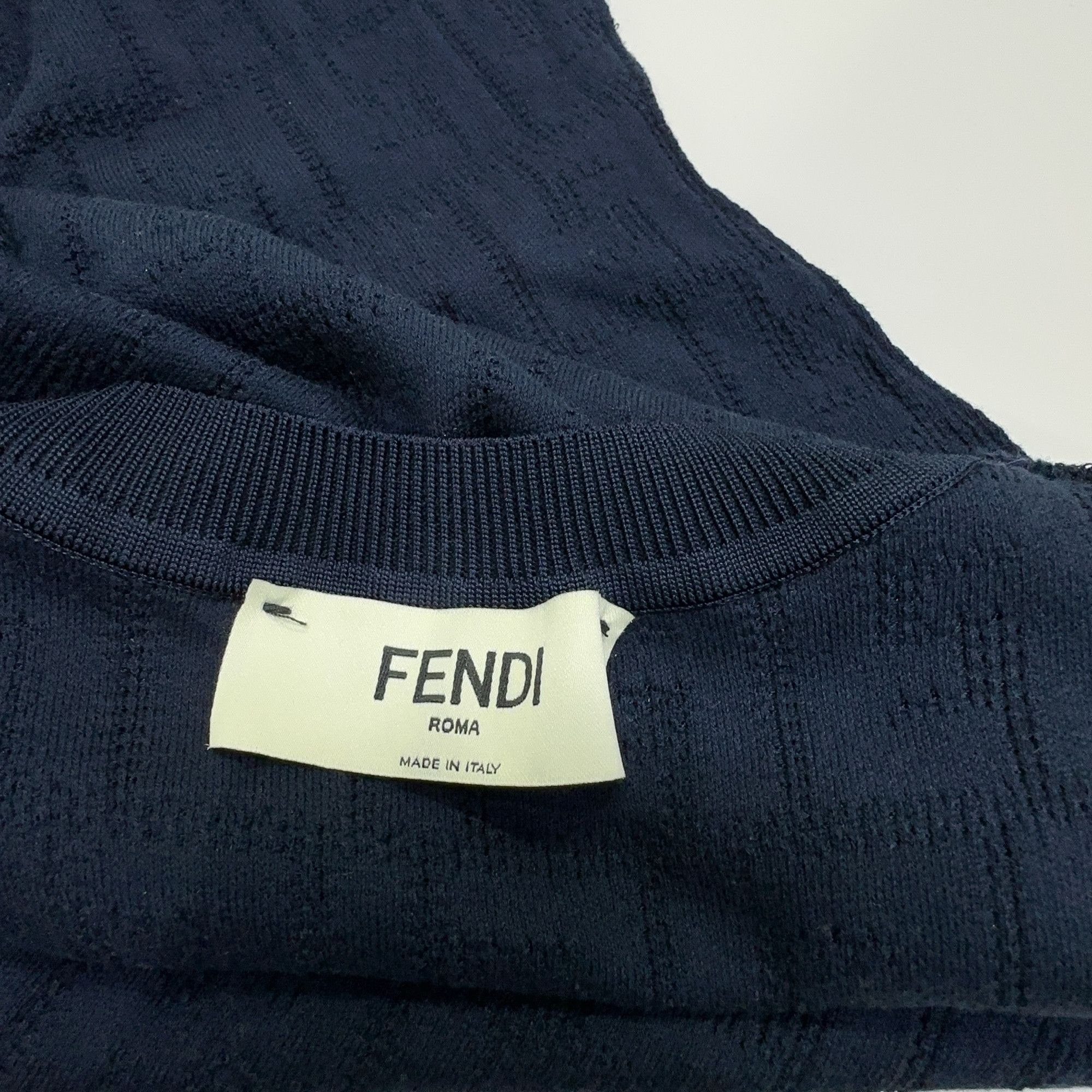 Fendi Fendi Monogram Knit Mini Dress Size IT 38 Size XS / US 0-2 / IT 36-38 - 4 Thumbnail
