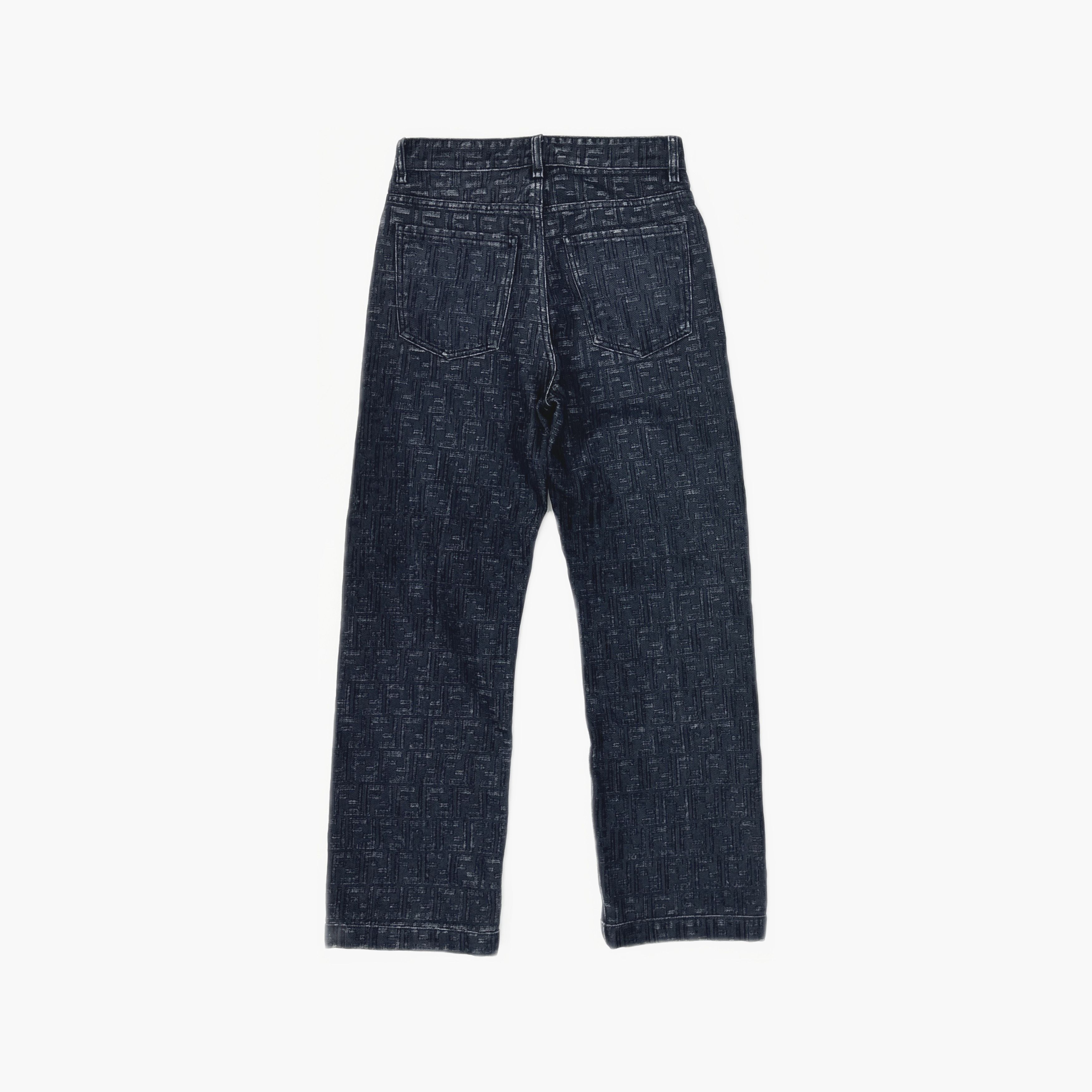 Fendi Fendi FF Monogram Denim Jeans Size 29 Size US 29 - 2 Thumbnail