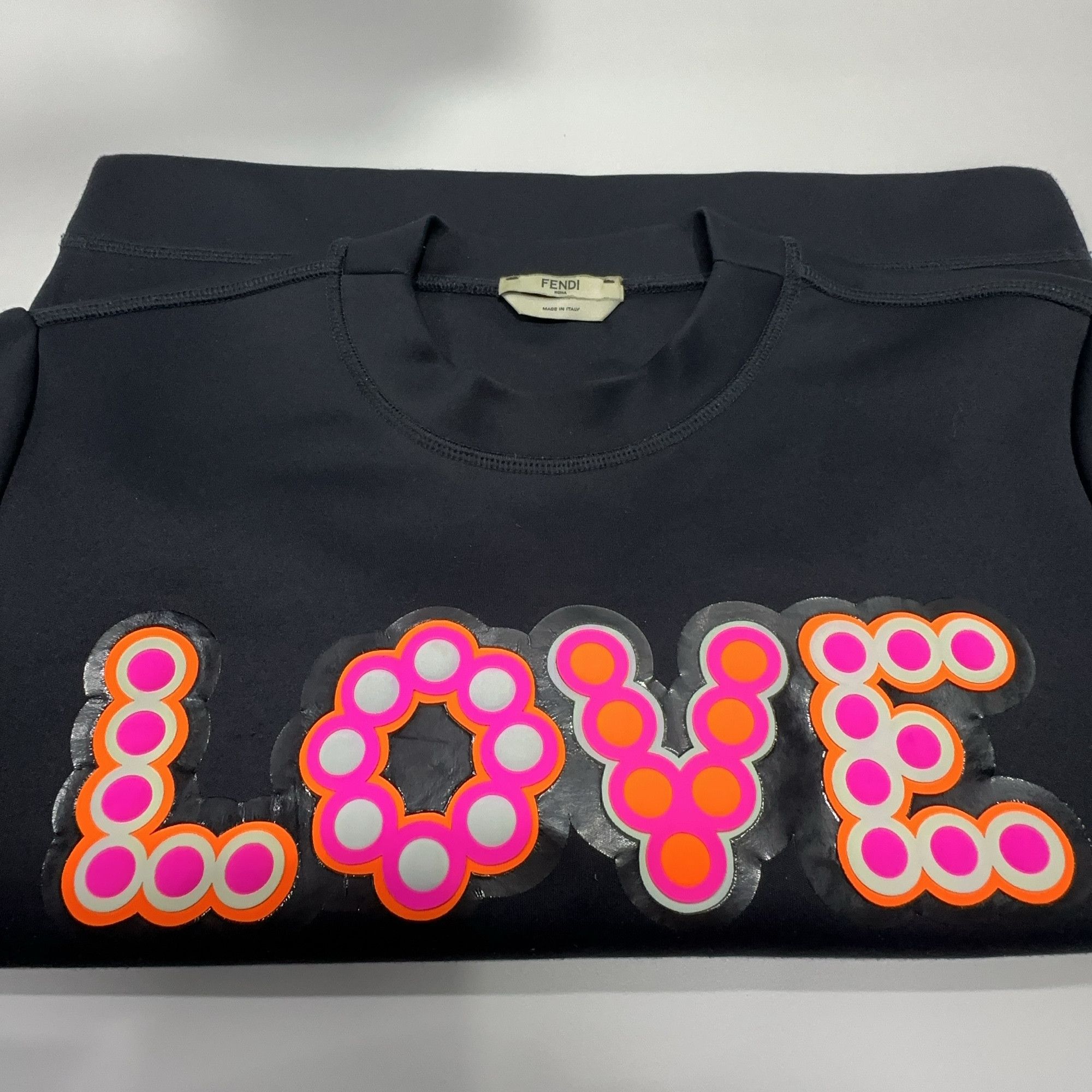 Fendi Fendi LOVE Graphic Sweatshirt Size IT 38 Size XS / US 0-2 / IT 36-38 - 8 Thumbnail
