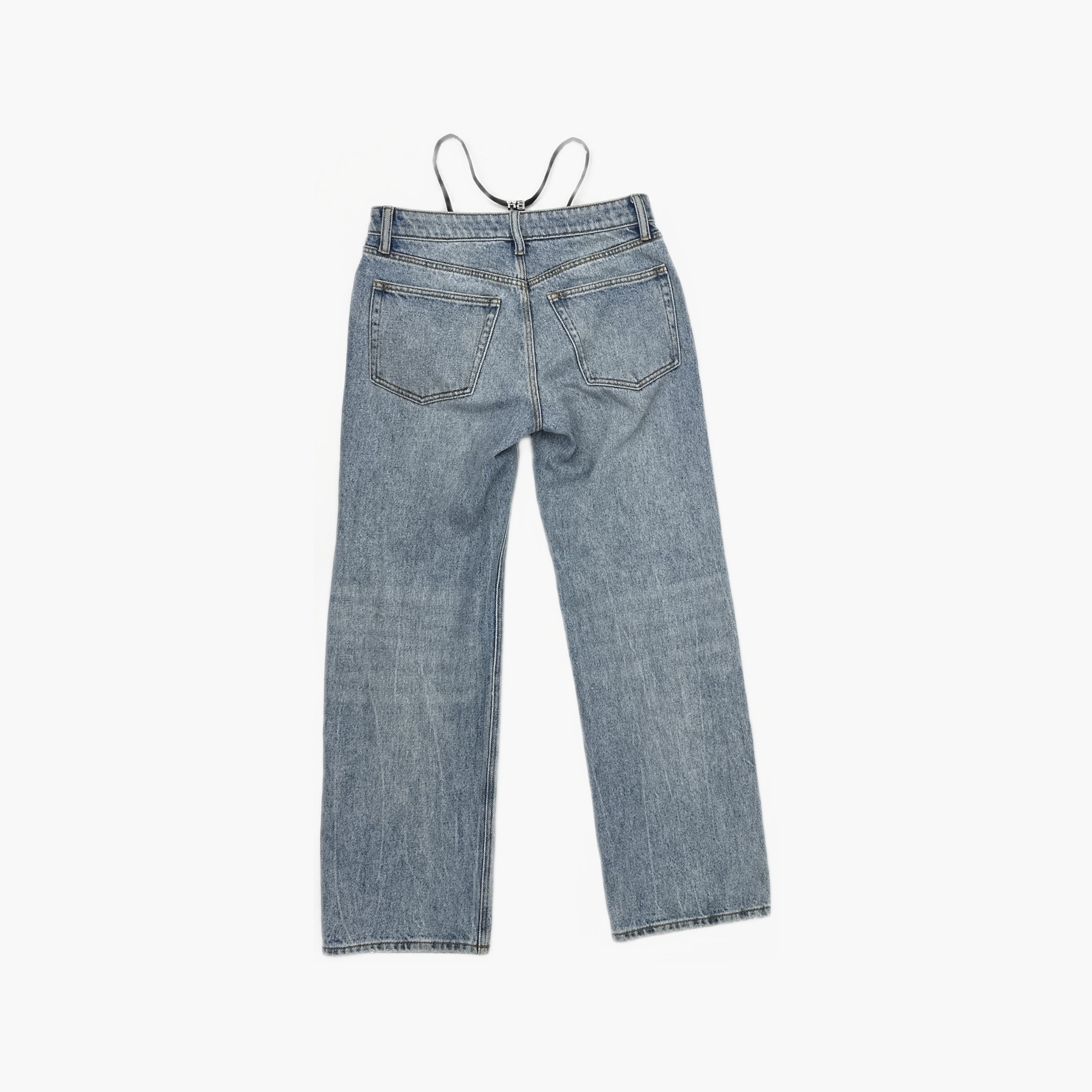 Alexander Wang Alexander Wang Logo Strap Jeans Size 25 Size 25" / US 0 / IT 36 - 2 Thumbnail