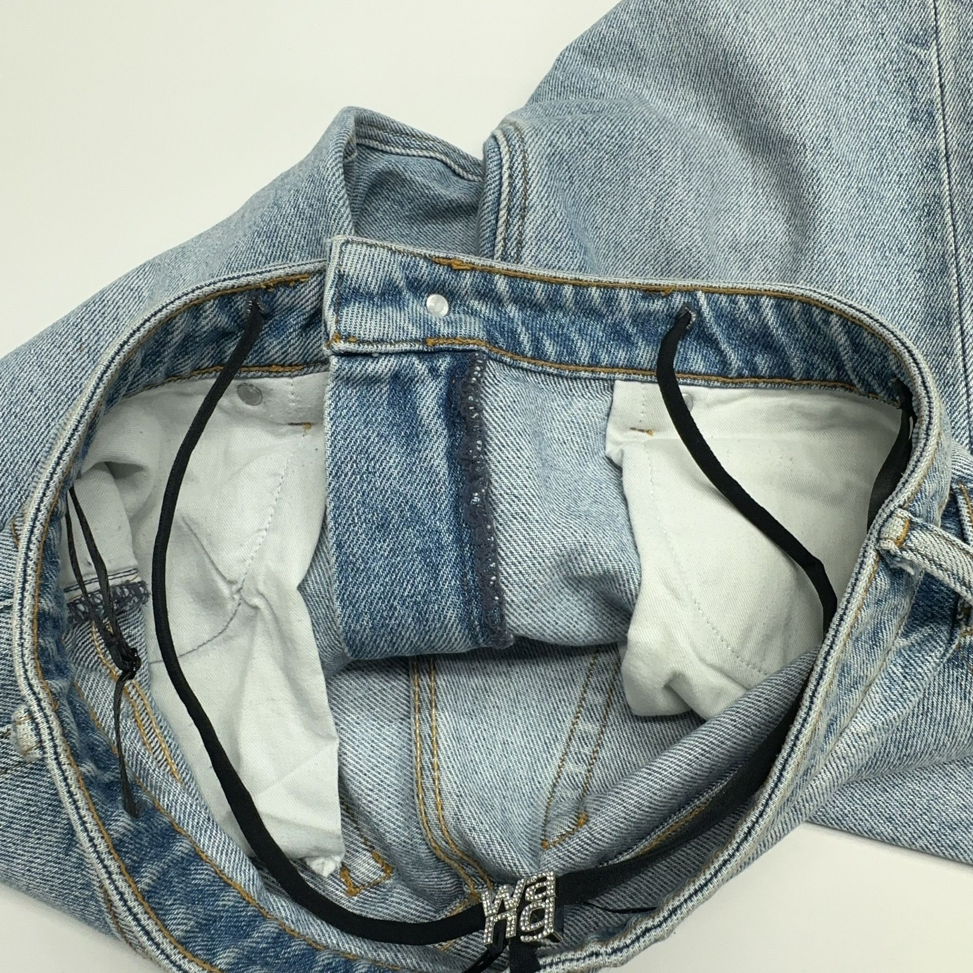 Alexander Wang Alexander Wang Logo Strap Jeans Size 25 Size 25" / US 0 / IT 36 - 7 Thumbnail