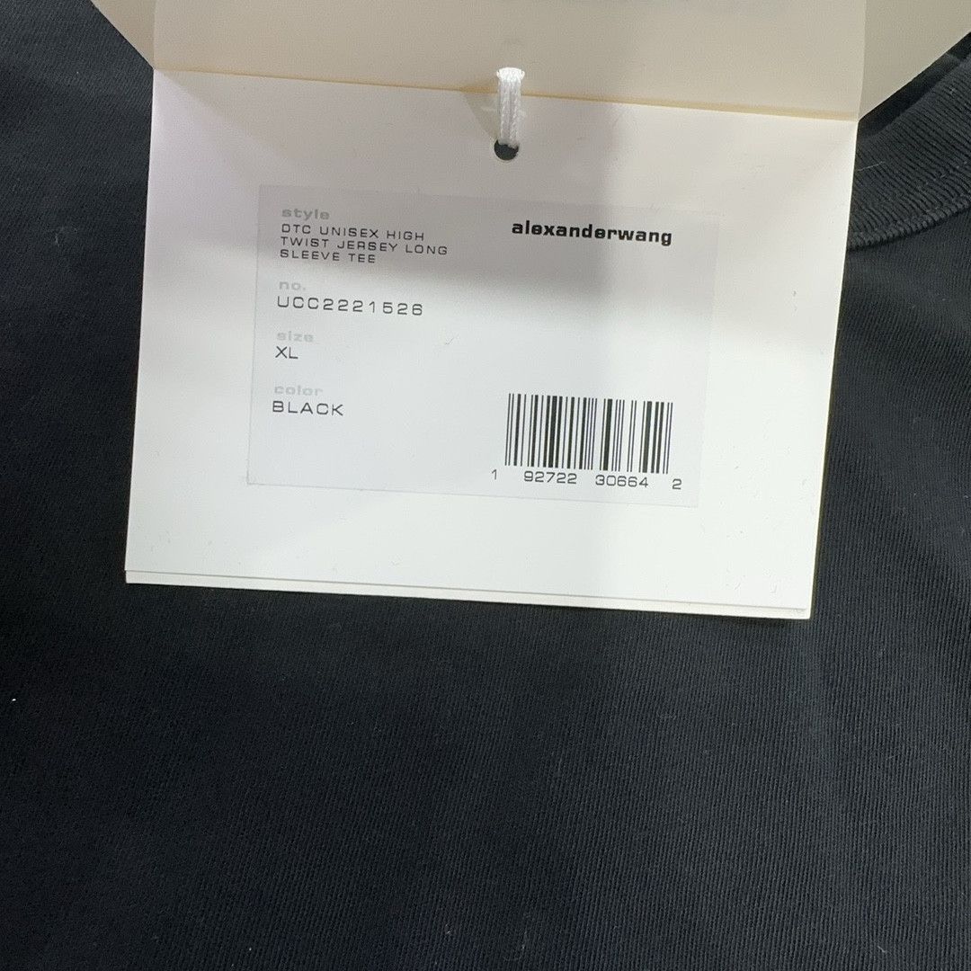 Alexander Wang Alexander Wang Logo Long Sleeve T-Shirt Size XL Size US XL / EU 56 / 4 - 4 Thumbnail