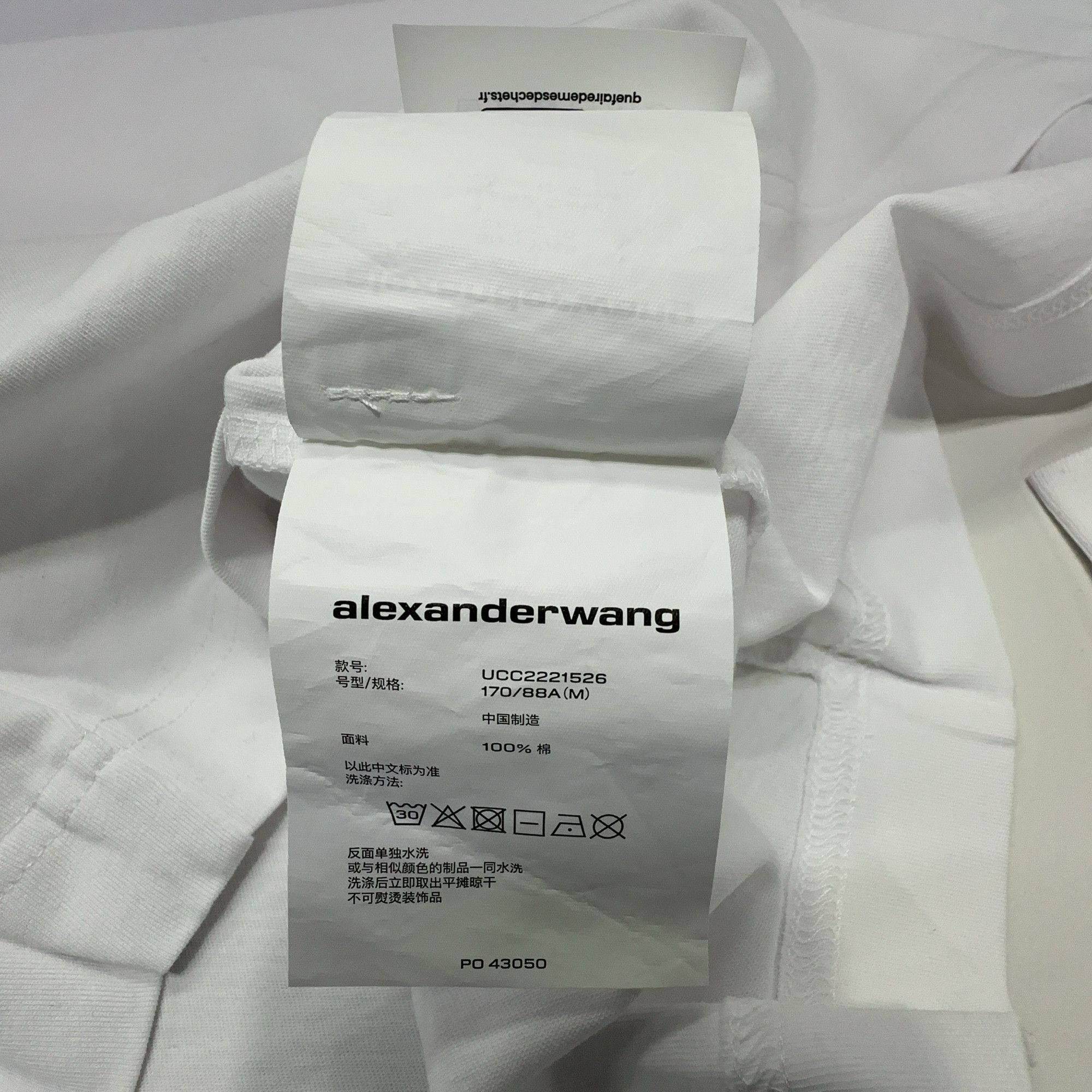Alexander Wang Alexander Wang Logo Long Sleeve T-Shirt Size M Size US M / EU 48-50 / 2 - 3 Thumbnail