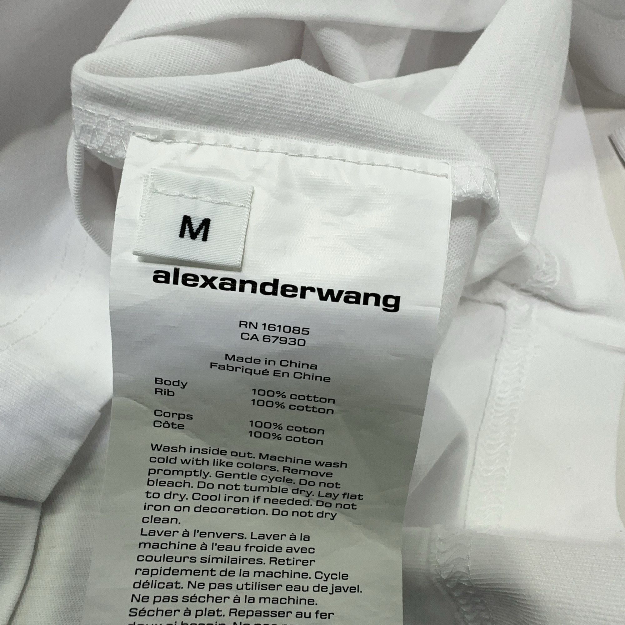 Alexander Wang Alexander Wang Logo Long Sleeve T-Shirt Size M Size US M / EU 48-50 / 2 - 4 Thumbnail