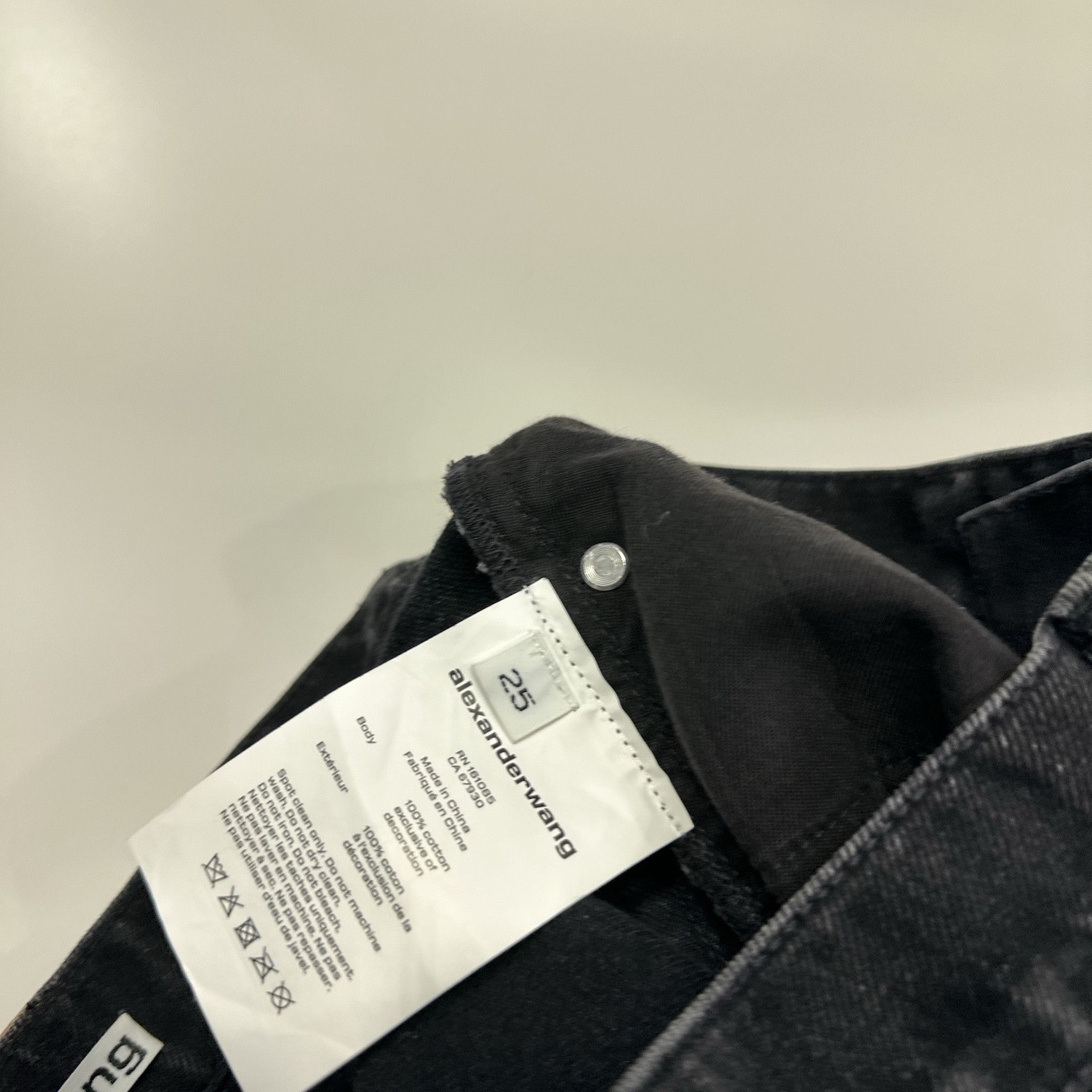 Alexander Wang Alexander Wang Crystal Logo Jeans Size 25 Size 25" / US 0 / IT 36 - 4 Thumbnail