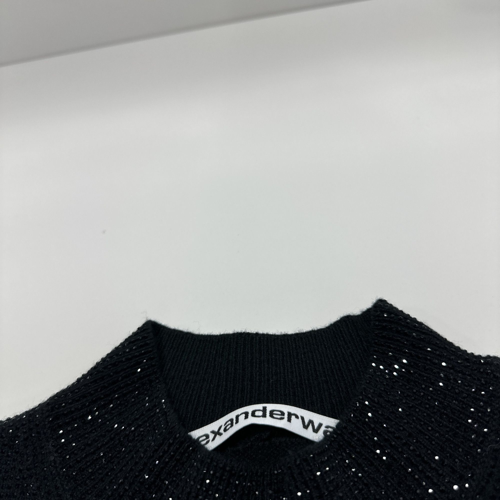 Alexander Wang Alexander Wang Crystal Embellished Short Sleeve Sweater M Size M / US 6-8 / IT 42-44 - 3 Thumbnail