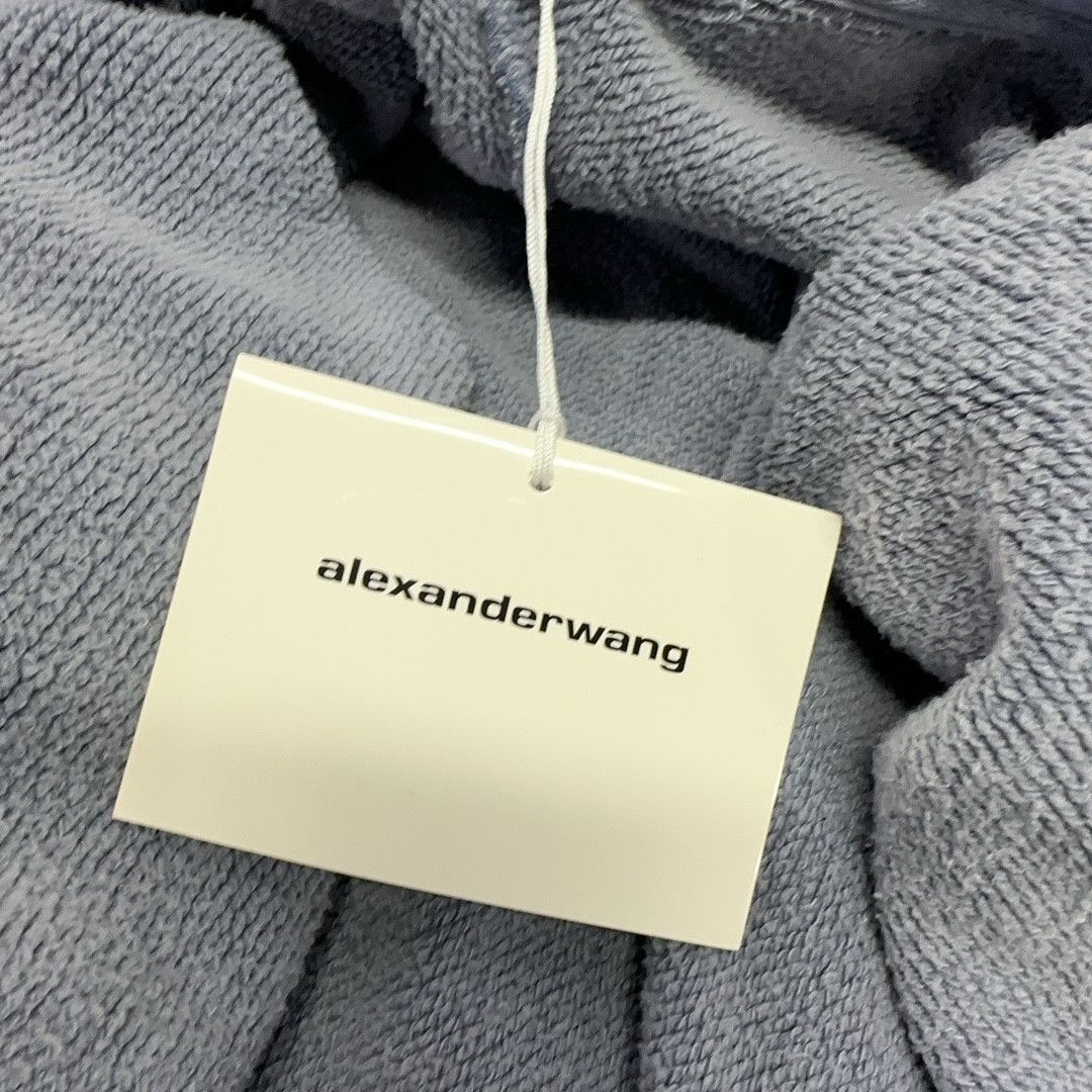 Alexander Wang Alexander Wang Washed Blue Zip Up Hoodie Size XS Size US XS / EU 42 / 0 - 6 Thumbnail