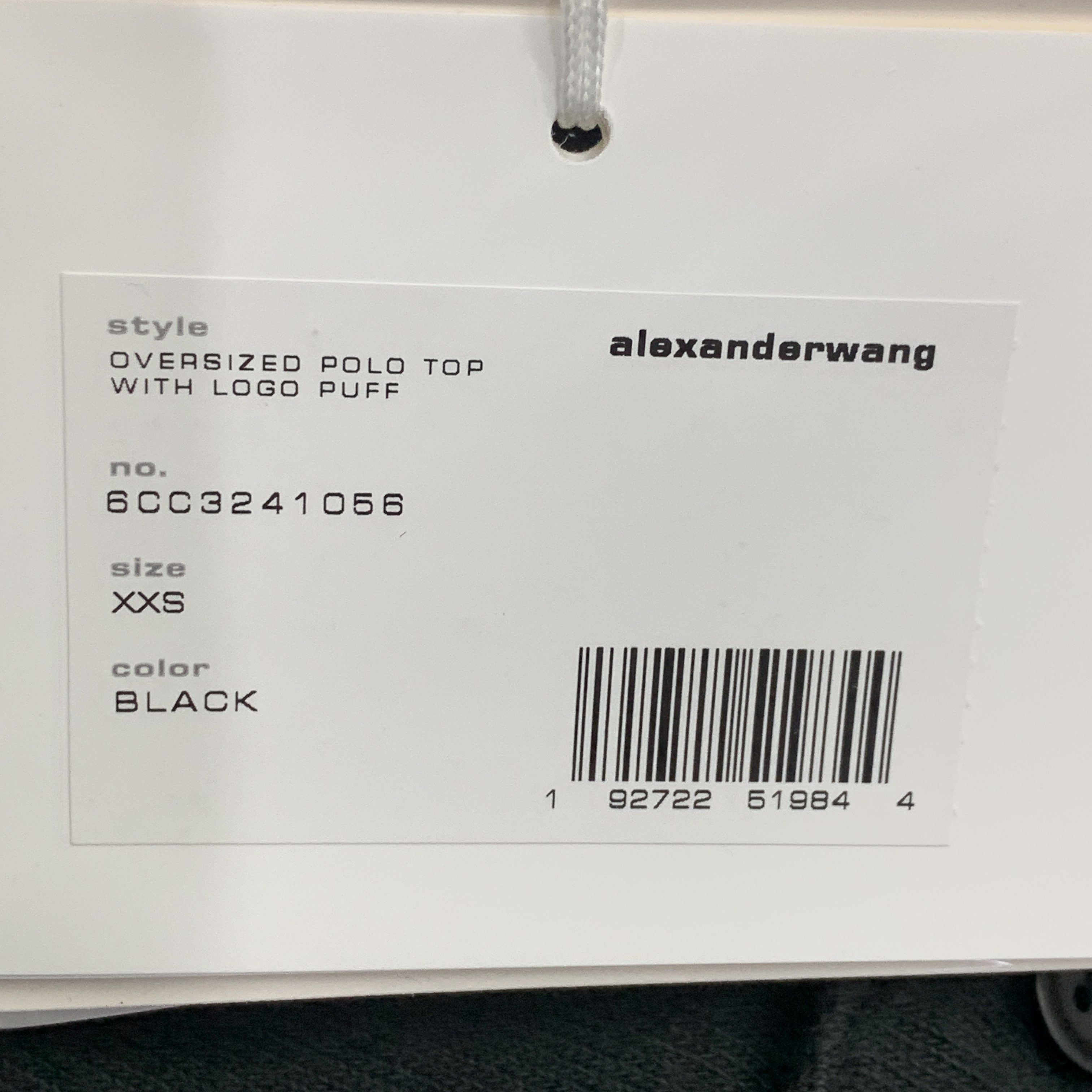 Alexander Wang Alexander Wang Logo Long Sleeve Polo Size XXS Size US XXS / EU 40 - 5 Thumbnail