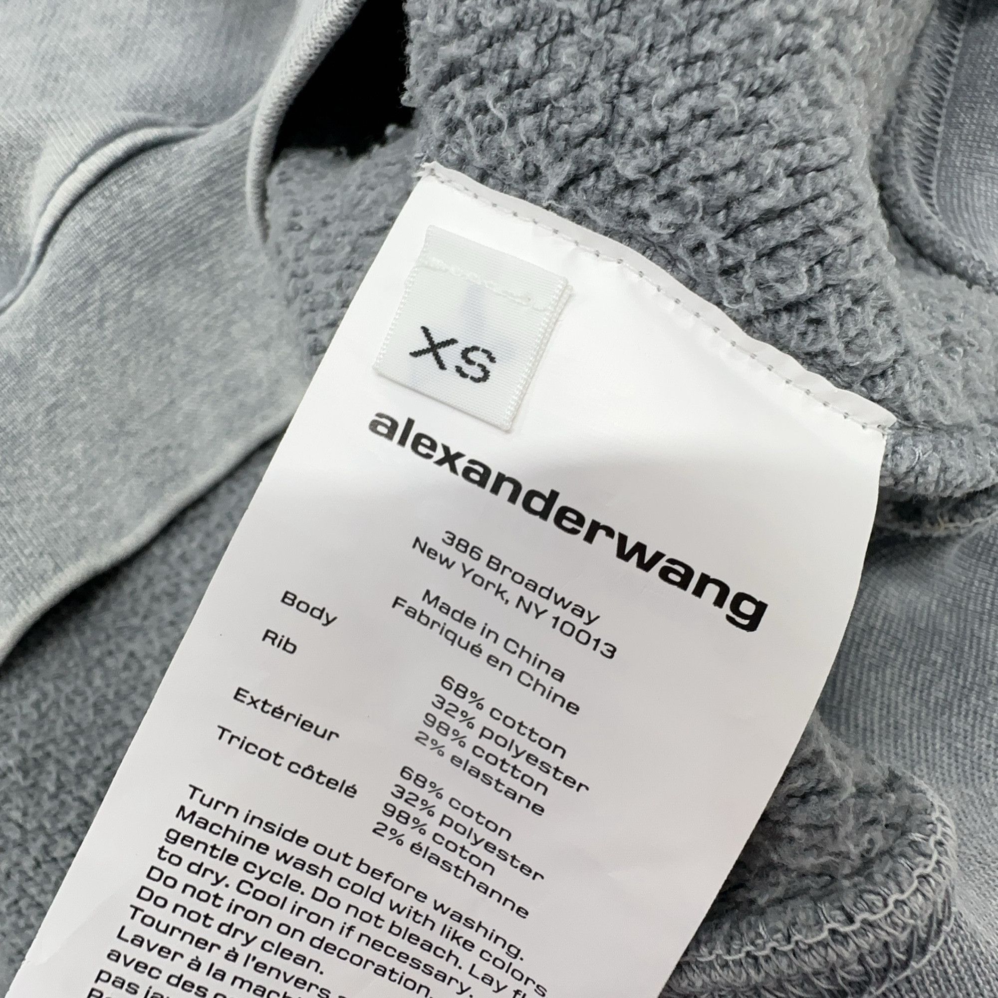 Alexander Wang Alexander Wang Acid Wash High Neck Sweatshirt Size XS Size US XS / EU 42 / 0 - 5 Thumbnail