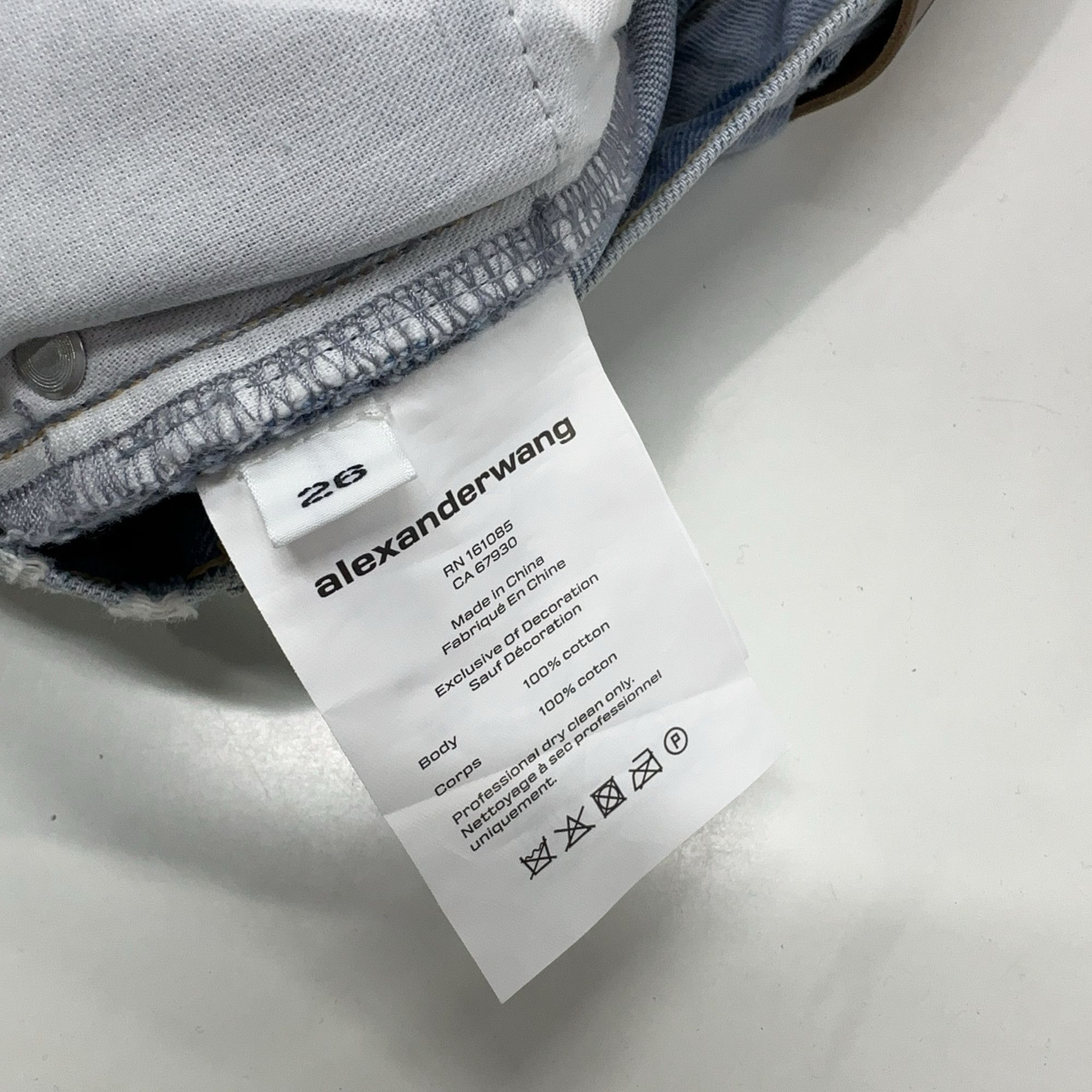 Alexander Wang Alexander Wang Distressed Jeans Size 26 Size 26" / US 2 / IT 38 - 4 Thumbnail