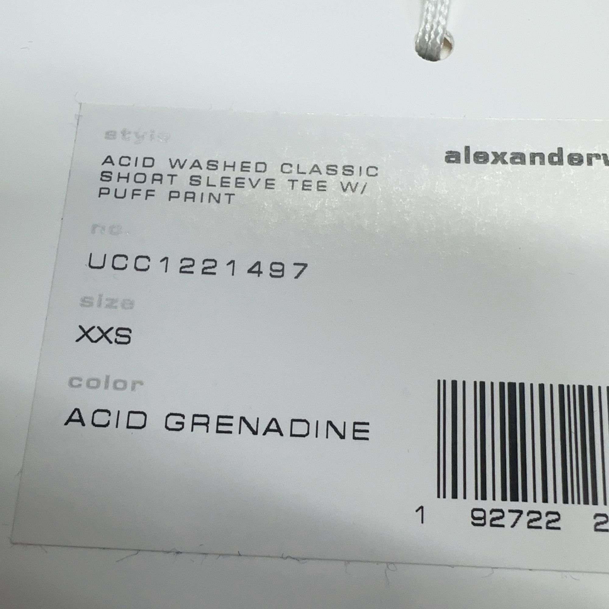 Alexander Wang Alexander Wang Acid Wash Logo T-Shirt Size XXS Size US XXS / EU 40 - 5 Thumbnail