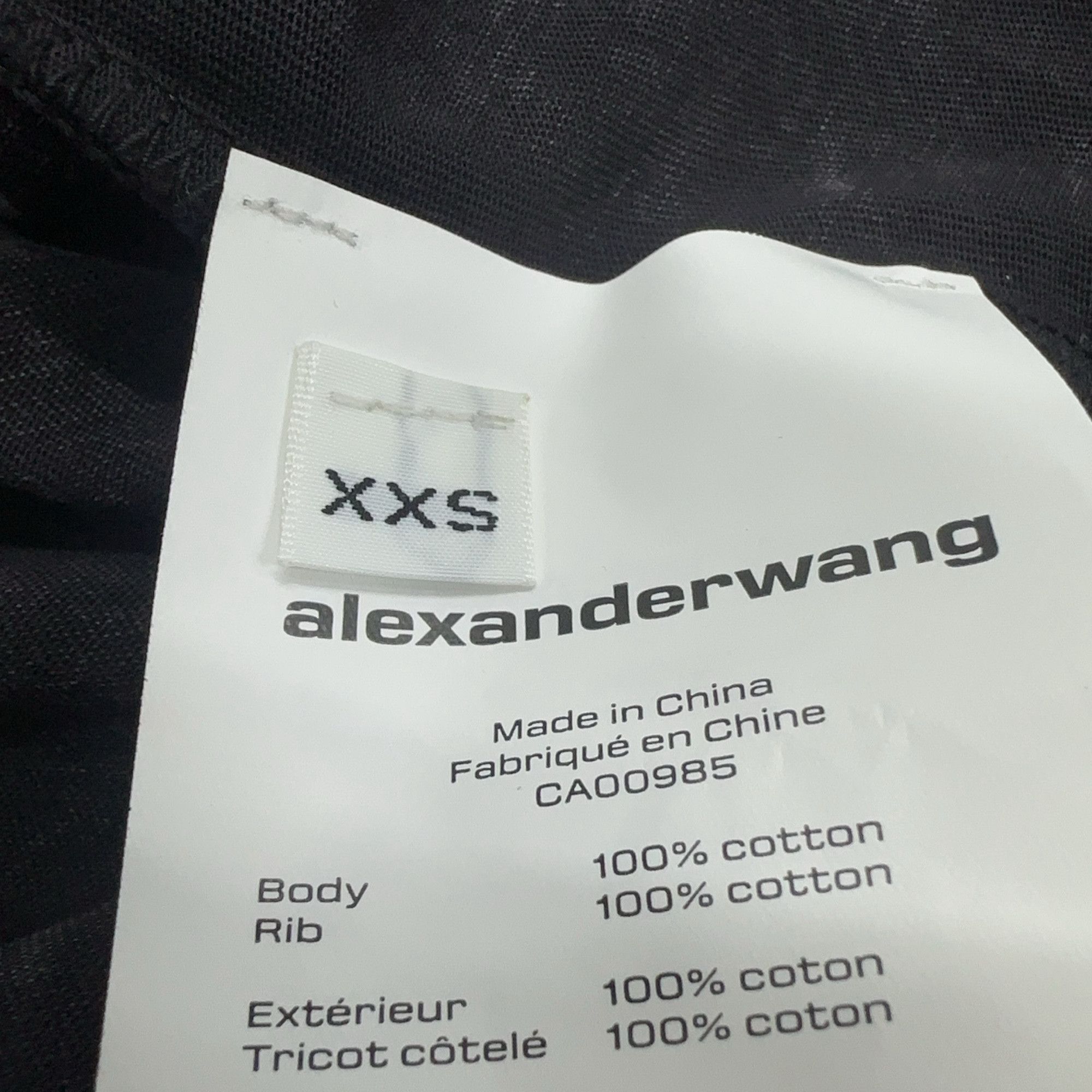 Alexander Wang Alexander Wang Acid Wash Logo T-Shirt Size XXS Size US XXS / EU 40 - 3 Thumbnail