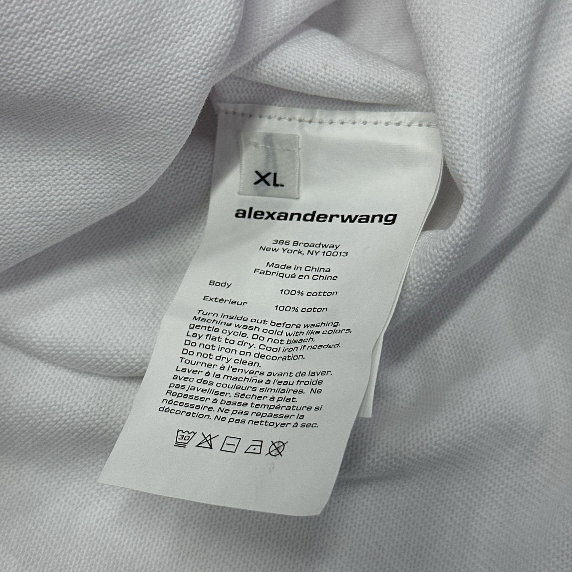 Alexander Wang Alexander Wang White Cotton Button Up Shirt Size XL Size XL / US 12-14 / IT 48-50 - 5 Thumbnail
