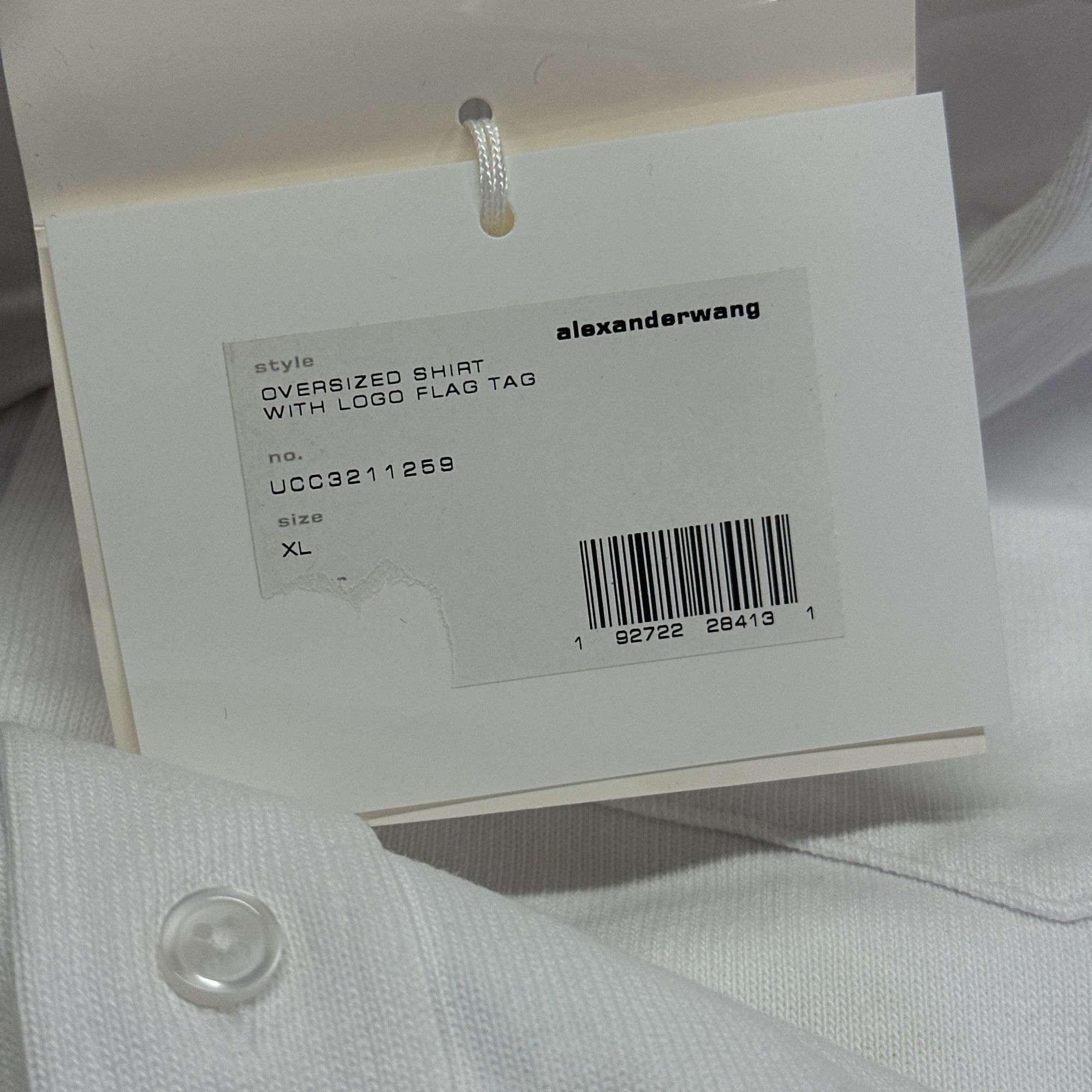 Alexander Wang Alexander Wang White Cotton Button Up Shirt Size XL Size XL / US 12-14 / IT 48-50 - 4 Thumbnail