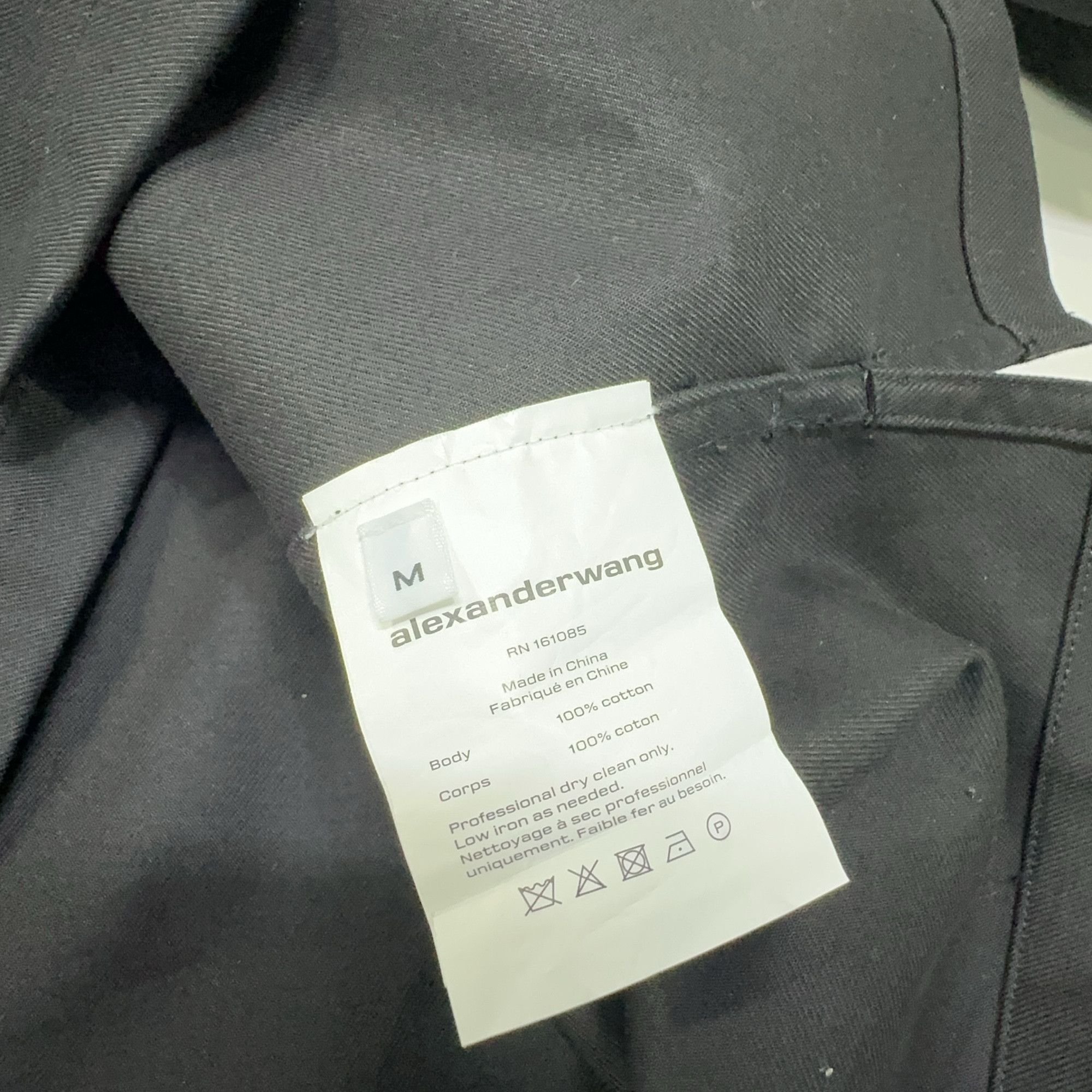 Alexander Wang Alexander Wang Black Cotton Jacket Size M Size US M / EU 48-50 / 2 - 4 Thumbnail