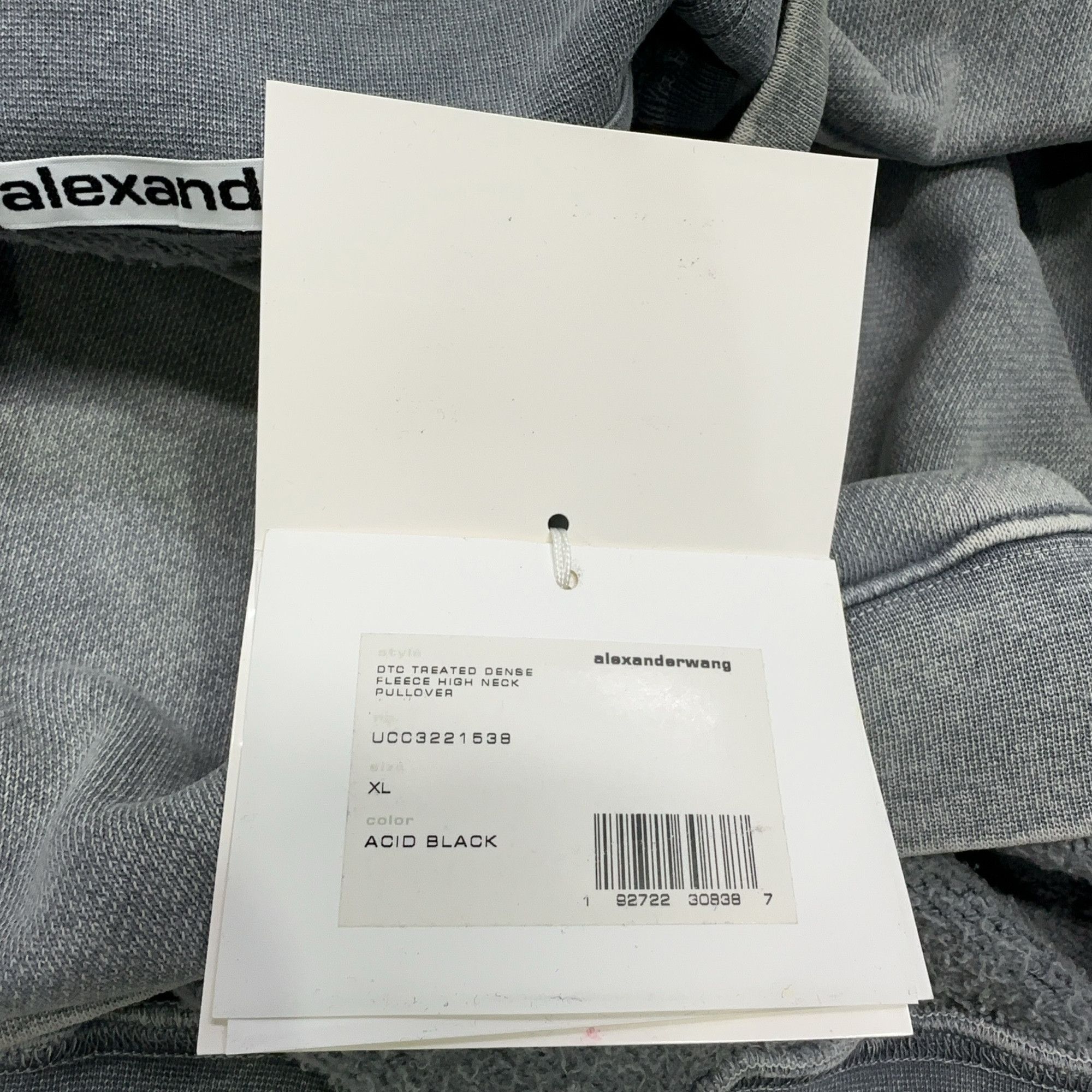 Alexander Wang Alexander Wang Acid Wash Sweatshirt Size XL Size US XL / EU 56 / 4 - 7 Thumbnail