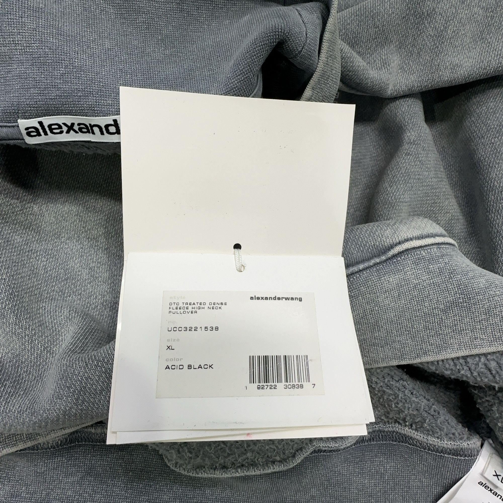Alexander Wang Alexander Wang Acid Wash Sweatshirt Size XL Size US XL / EU 56 / 4 - 6 Thumbnail