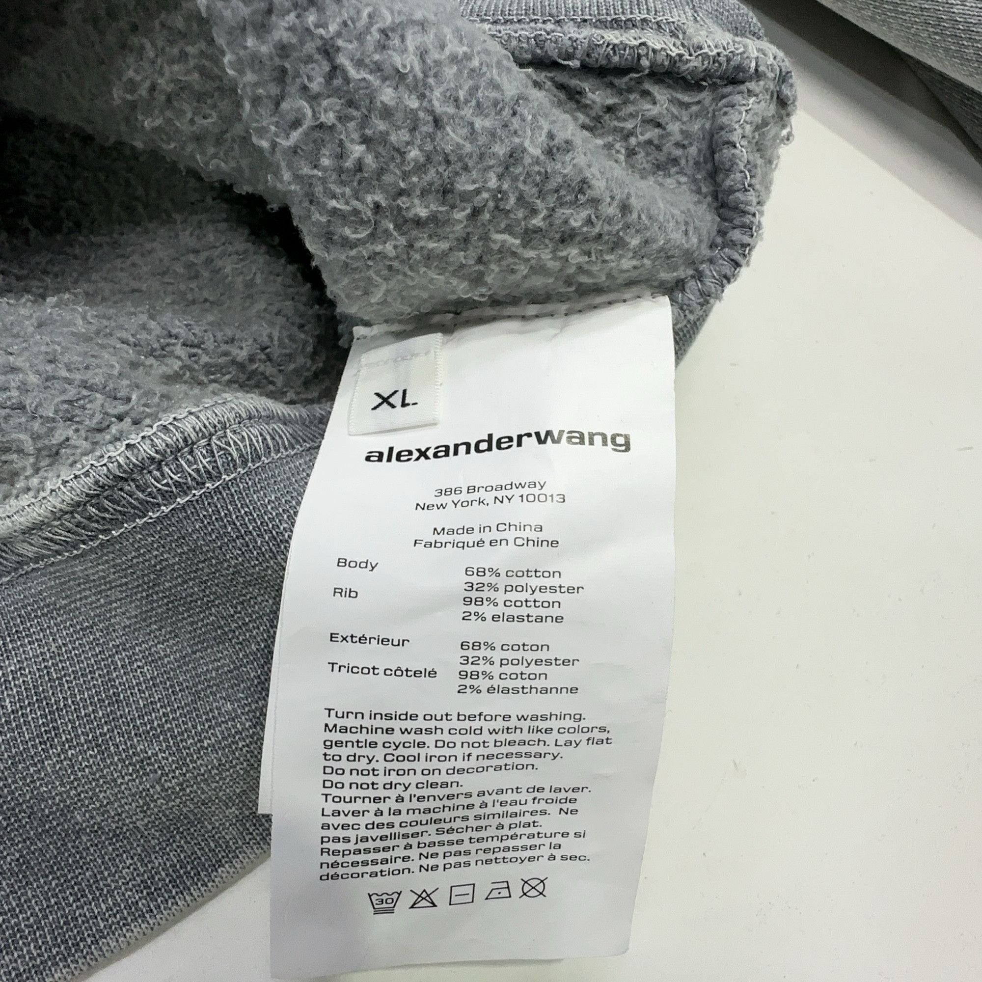 Alexander Wang Alexander Wang Acid Wash Sweatshirt Size XL Size US XL / EU 56 / 4 - 4 Thumbnail