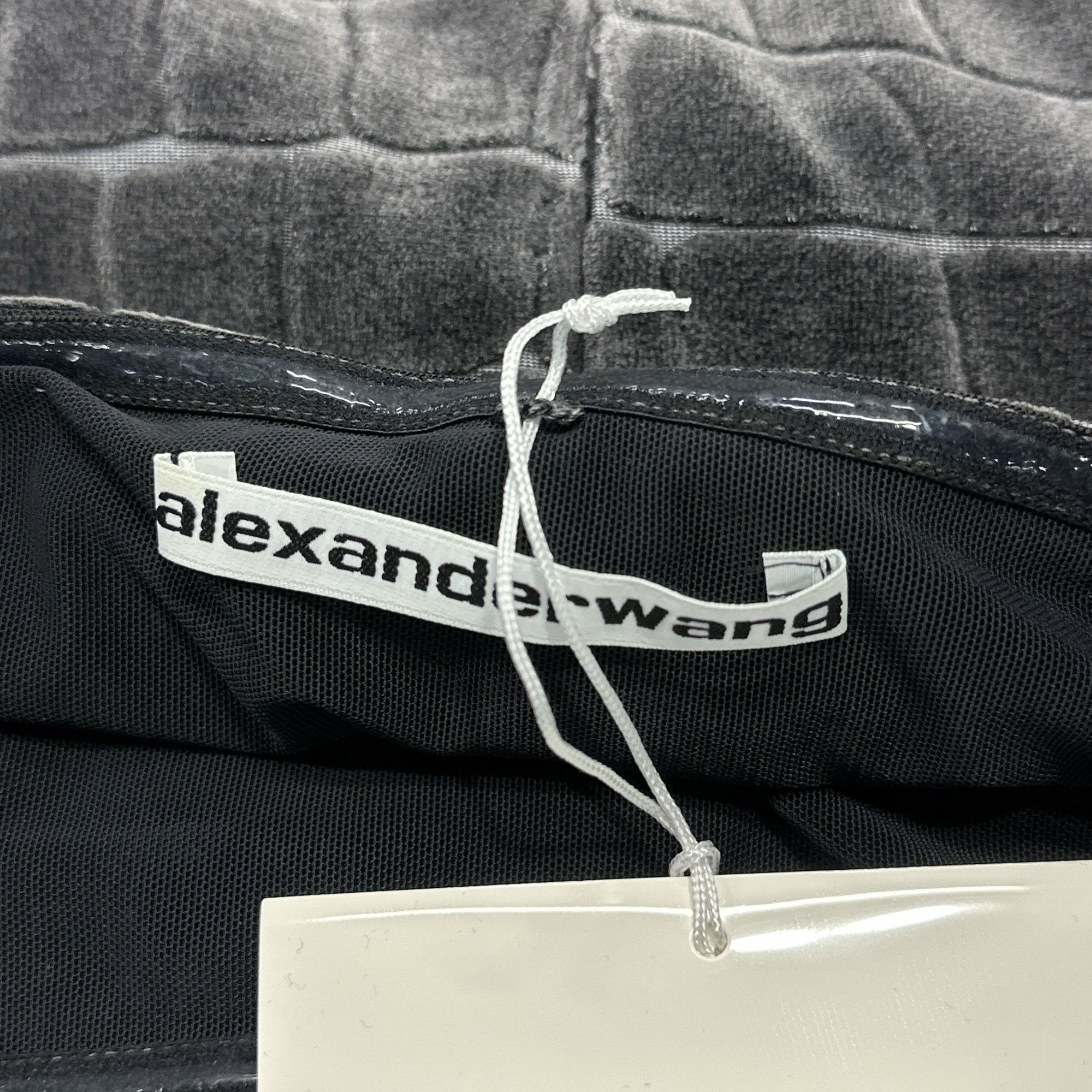 Alexander Wang Alexander Wang Croc-Embossed Mini Dress Size 10 Size L / US 10 / IT 46 - 4 Thumbnail