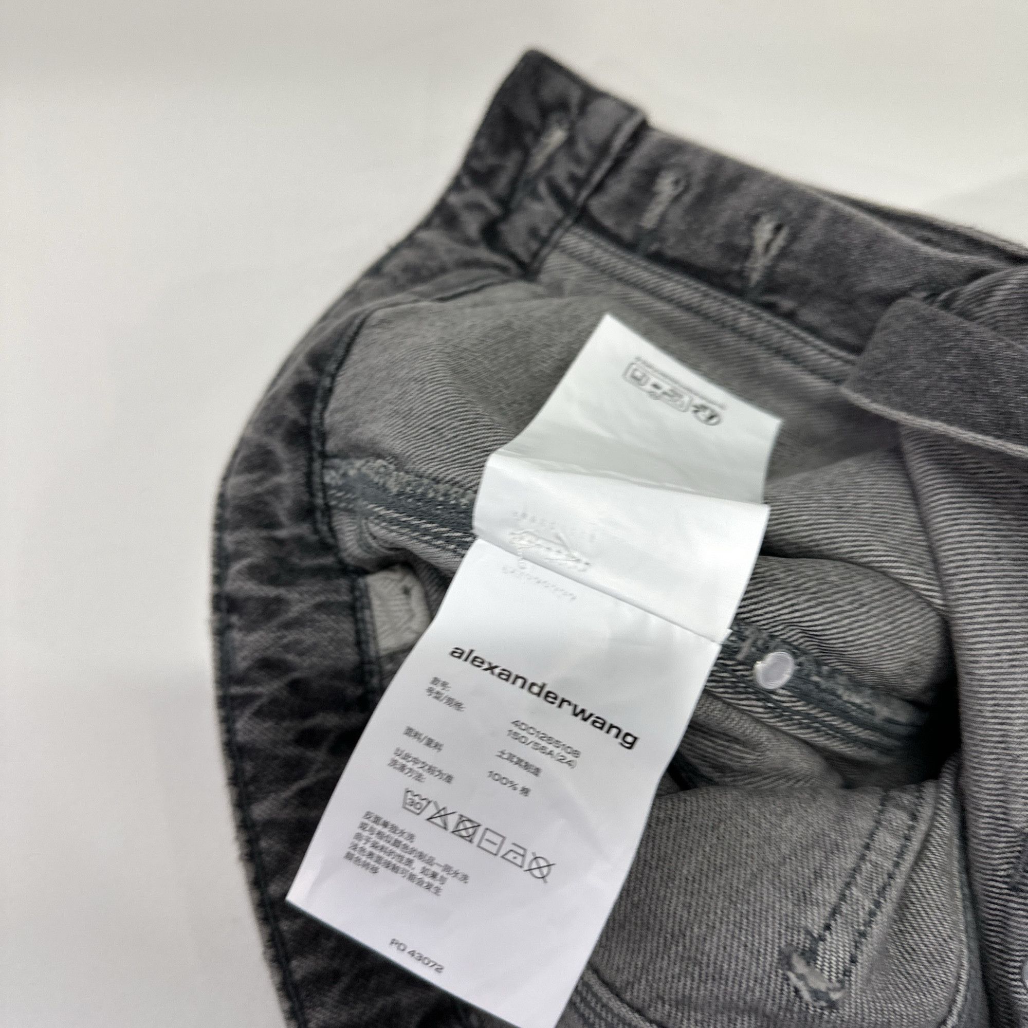 Alexander Wang Alexander Wang Washed Denim Mini Skirt Size 24 Size 24" / US 00 / IT 34 - 6 Thumbnail