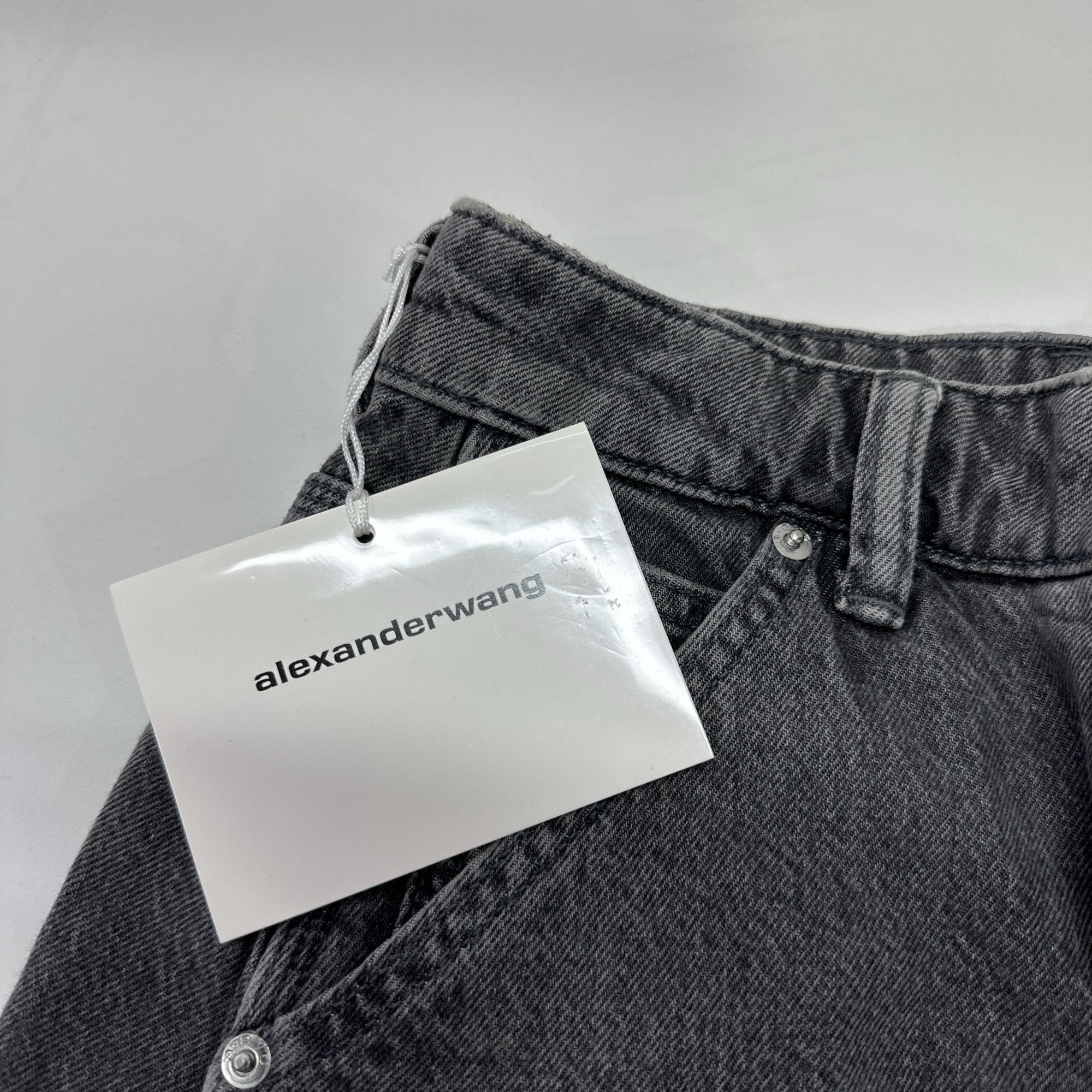 Alexander Wang Alexander Wang Washed Denim Mini Skirt Size 24 Size 24" / US 00 / IT 34 - 3 Thumbnail