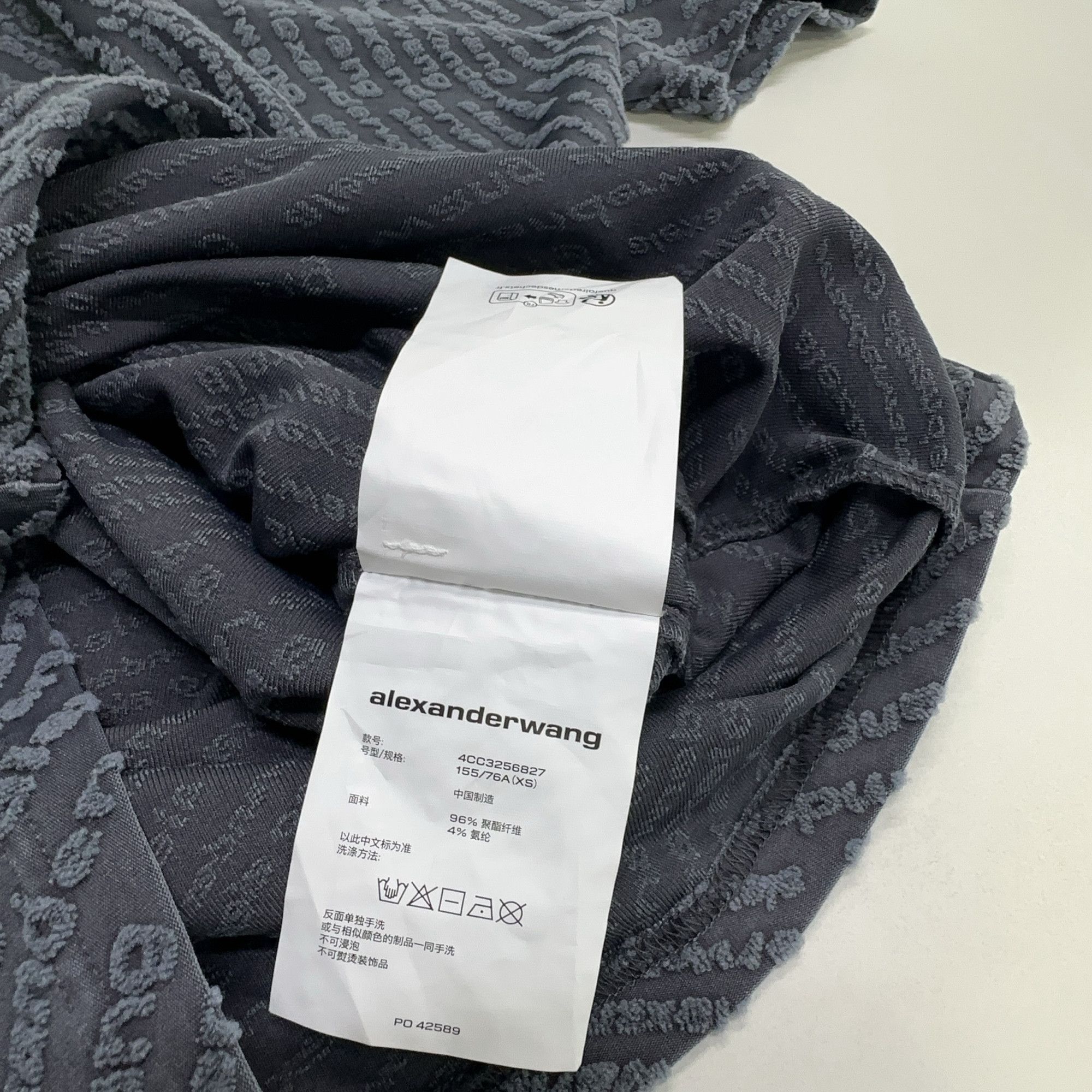 Alexander Wang Alexander Wang Logo Pattern Mini Dress XS Size XS / US 0-2 / IT 36-38 - 5 Thumbnail
