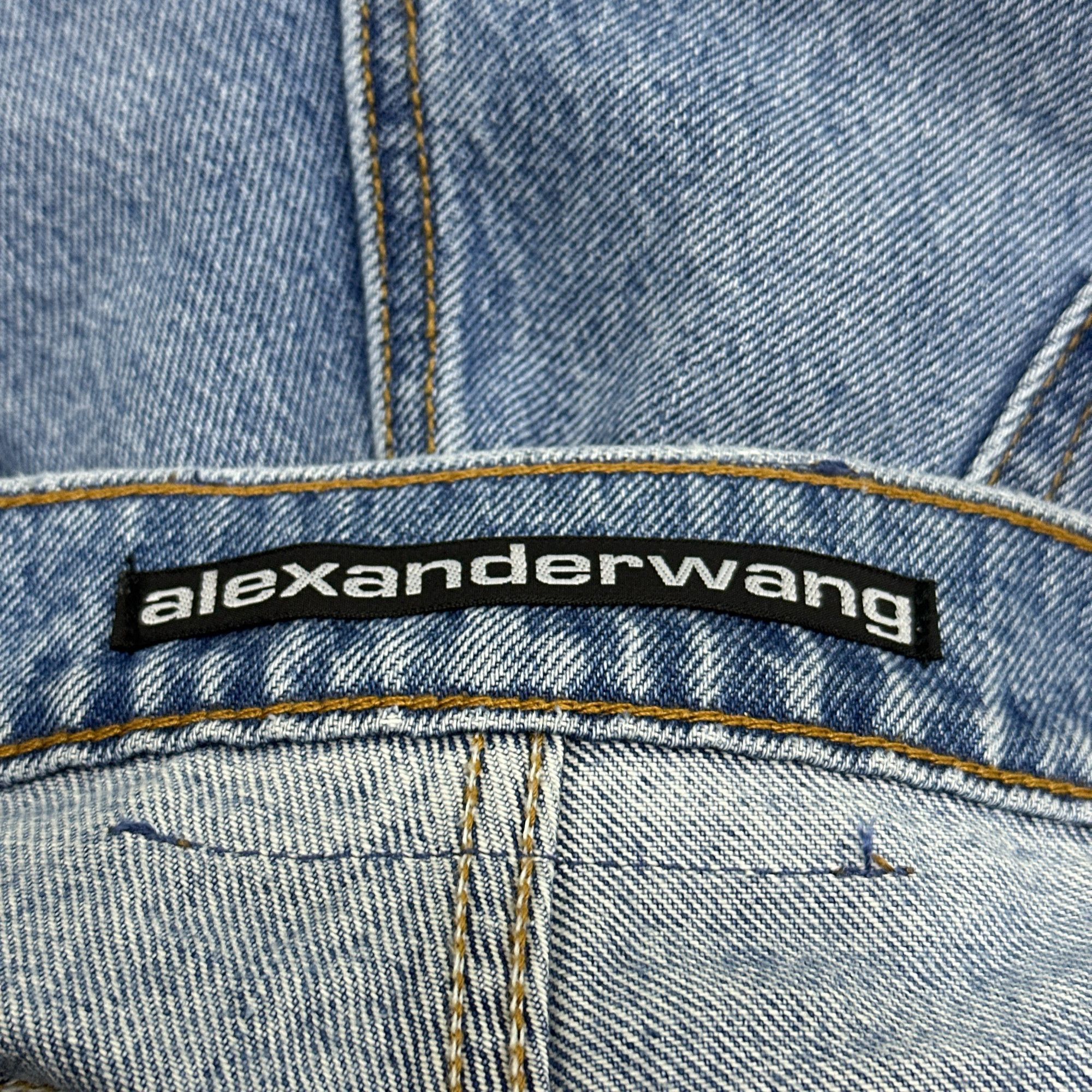 Alexander Wang Alexander Wang Logo Print Jeans Size 25 Size 25" / US 0 / IT 36 - 5 Thumbnail
