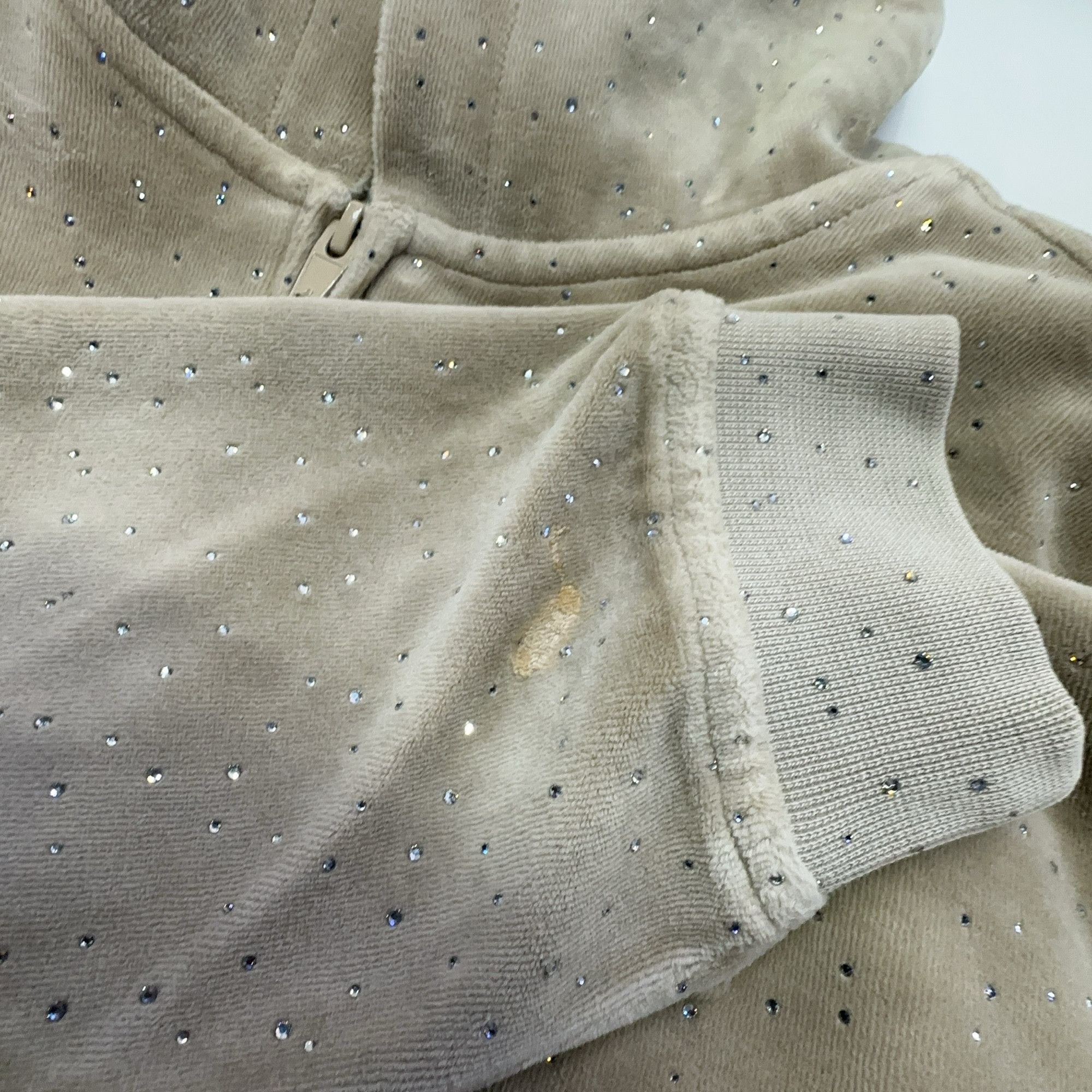 Alexander Wang Alexander Wang Rhinestone Velour Hoodie Size L Size L / US 10 / IT 46 - 6 Thumbnail