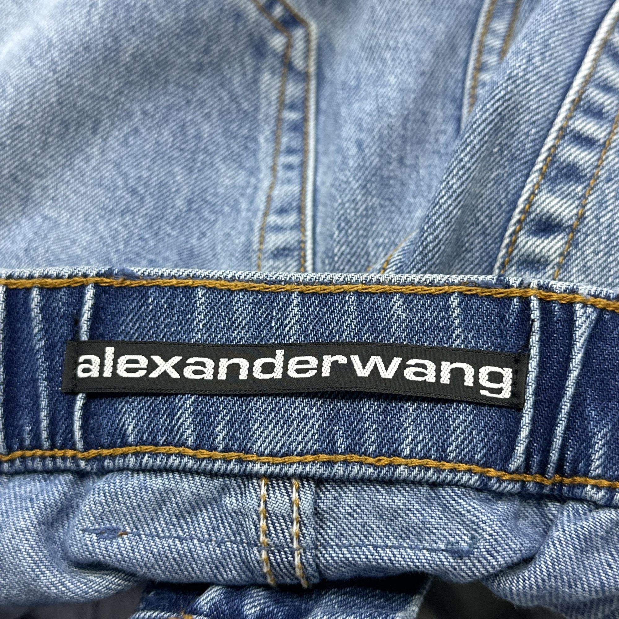 Alexander Wang Alexander Wang Logo Side Jeans Size 24 Size 24" / US 00 / IT 34 - 3 Thumbnail