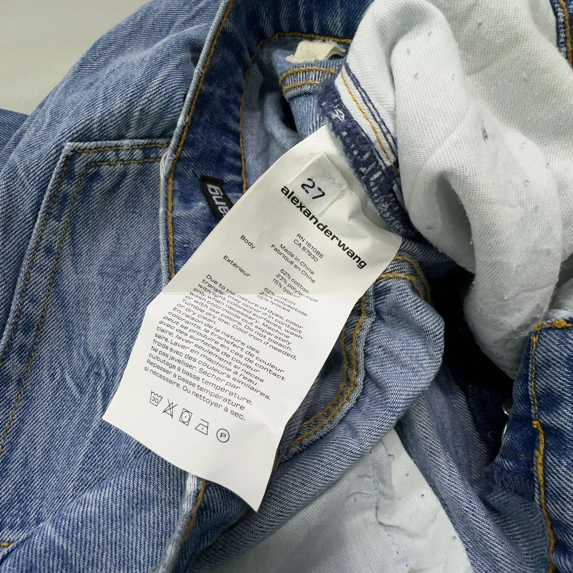 Alexander Wang Alexander Wang Denim Jeans Size 27 Size 27" / US 4 / IT 40 - 3 Thumbnail