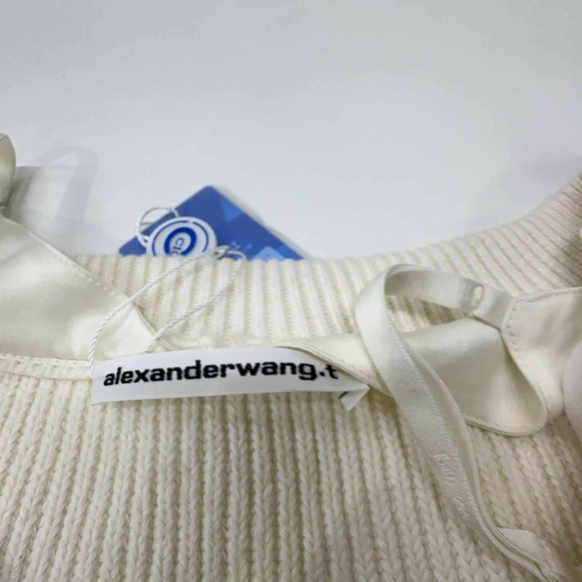 Alexander Wang Alexander Wang Satin Layered Ribbed Sweater Size S Size S / US 4 / IT 40 - 3 Thumbnail