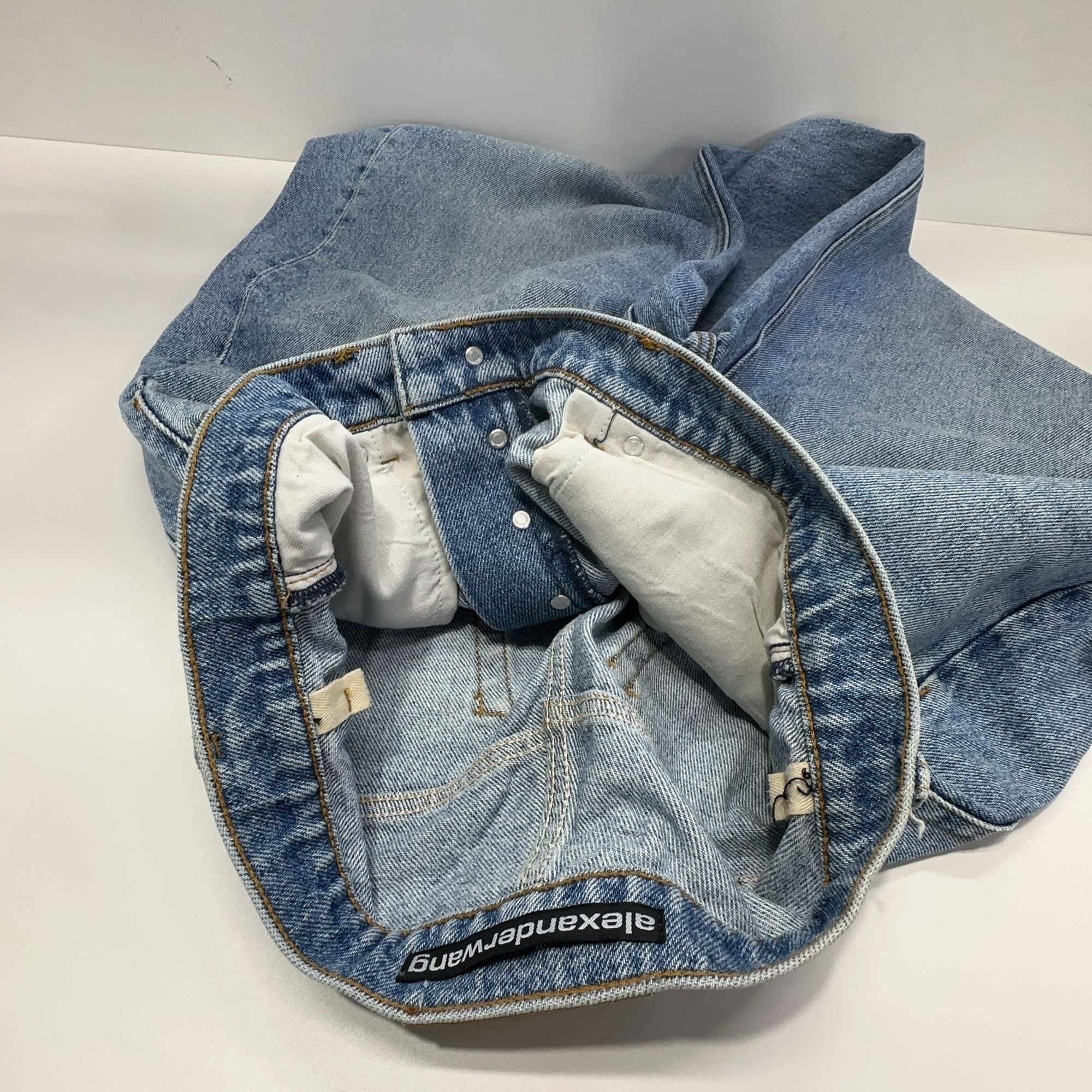Alexander Wang Alexander Wang Script Logo Jeans Size 27 Size US 27 - 5 Thumbnail