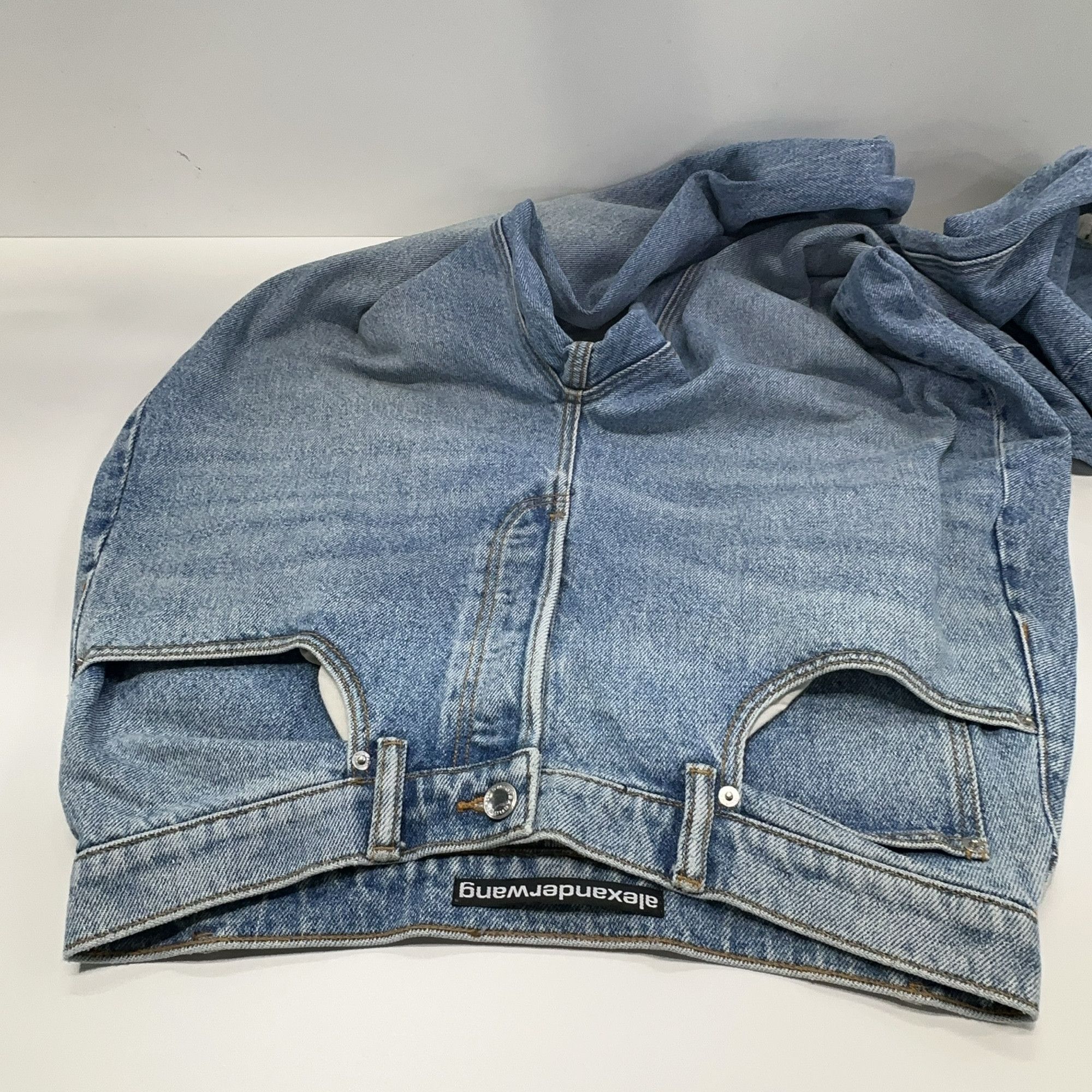Alexander Wang Alexander Wang Script Logo Jeans Size 27 Size US 27 - 6 Thumbnail